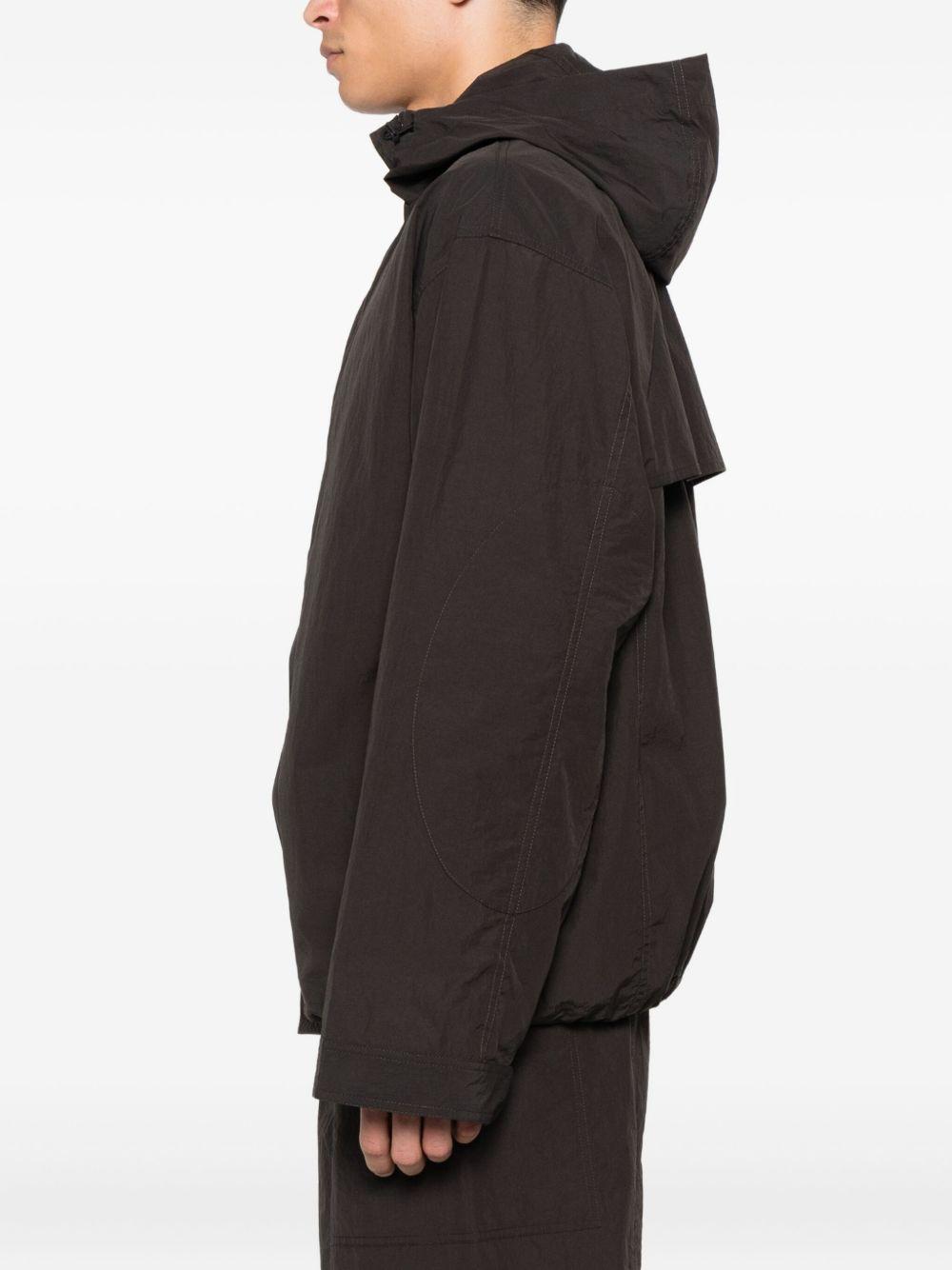 hooded windbreaker jacket Product Image