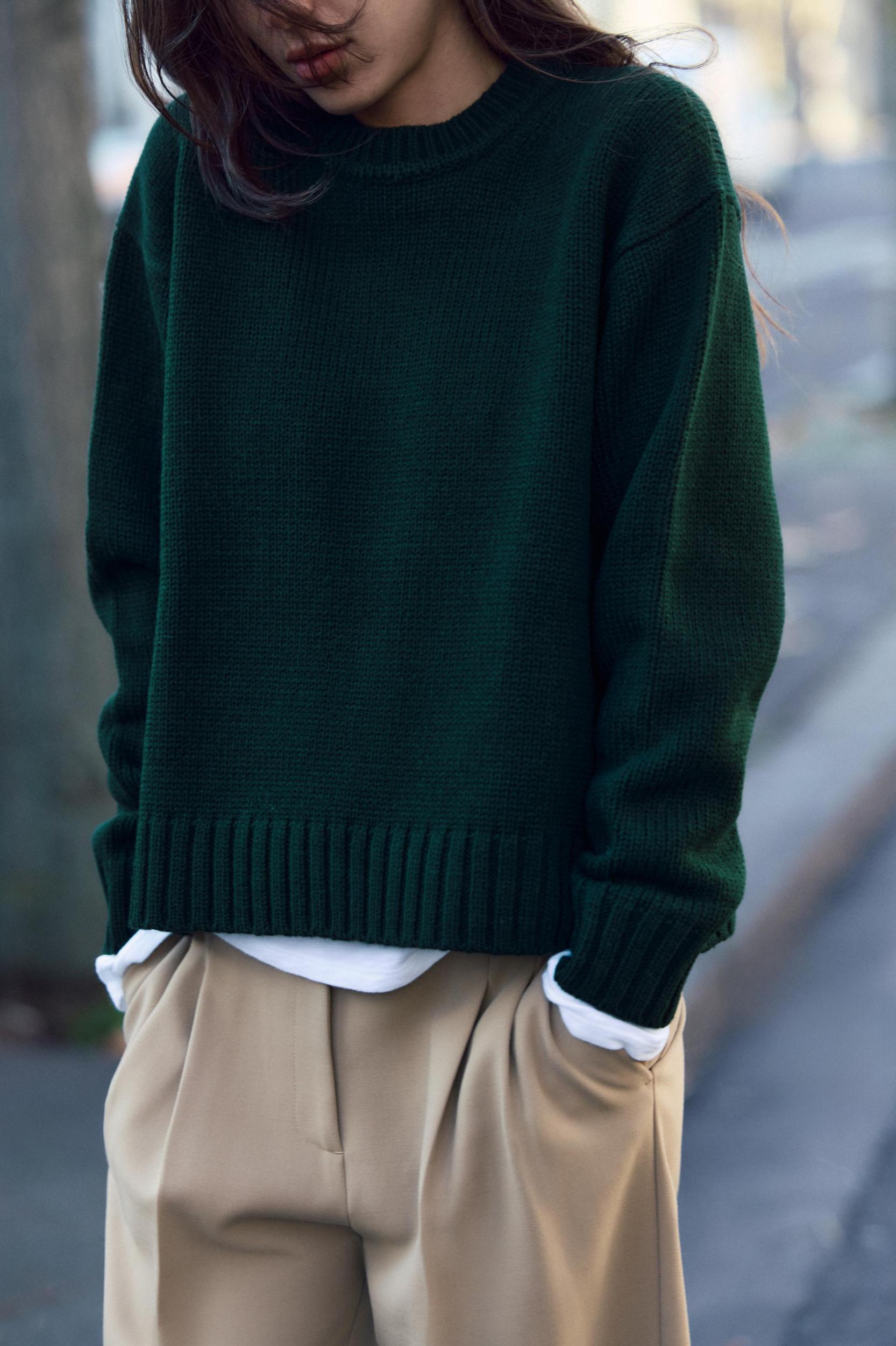 BASIC KNIT SWEATER Product Image