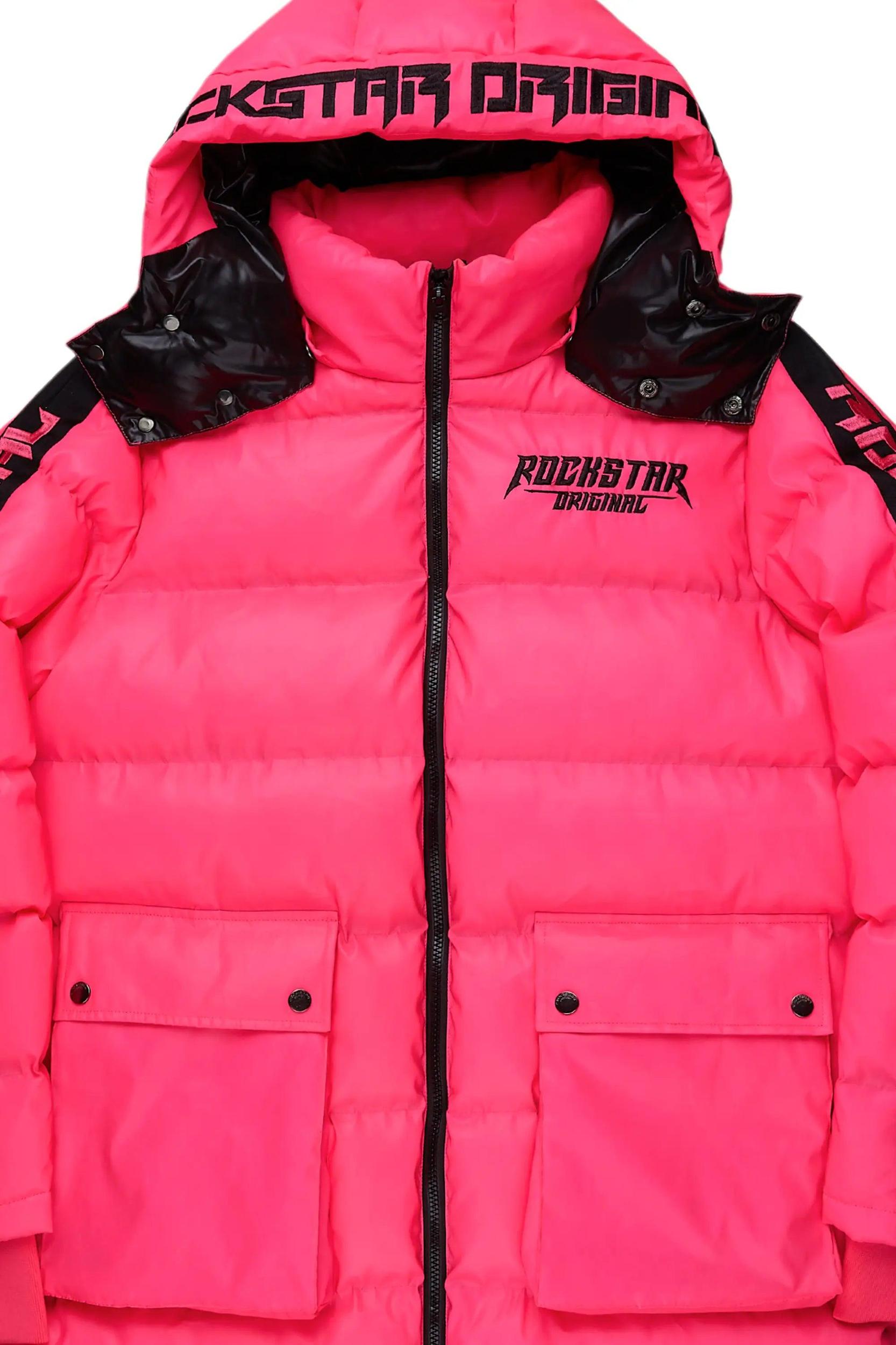 Nikita 2.0 Reflective Pink Puffer Jacket Female Product Image