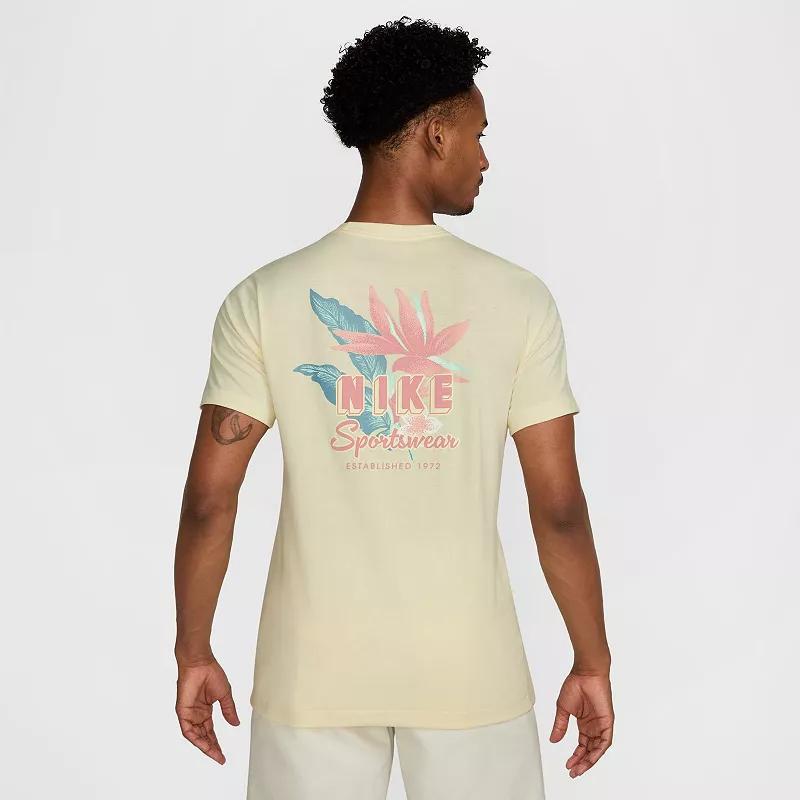 Nike Mens Nike Sweet Short Sleeve Crew T-Shirt - Mens Multi/Coconut Milk/Denim Turquoise Product Image