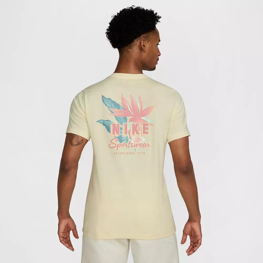 Nike Mens Nike Sweet Short Sleeve Crew T-Shirt - Mens Multi/Coconut Milk/Denim Turquoise Product Image