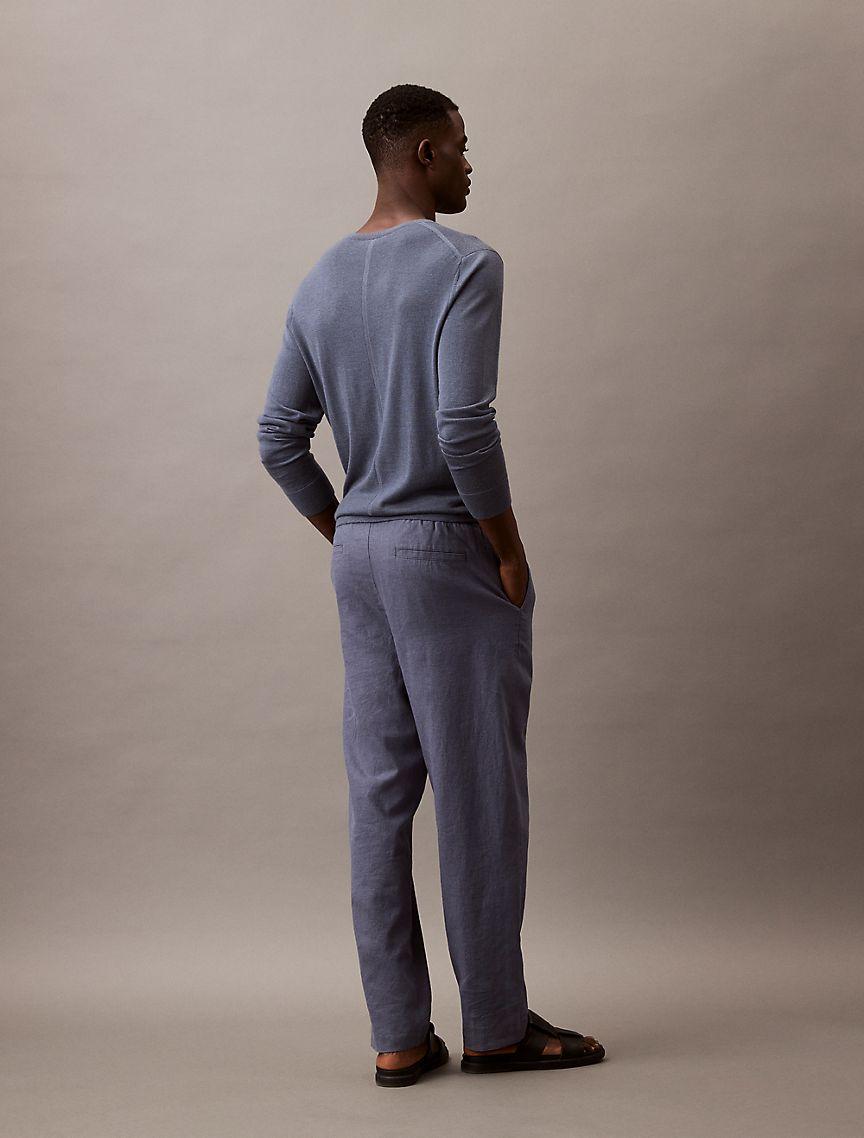 Linen Cotton Pull-On Pants Product Image