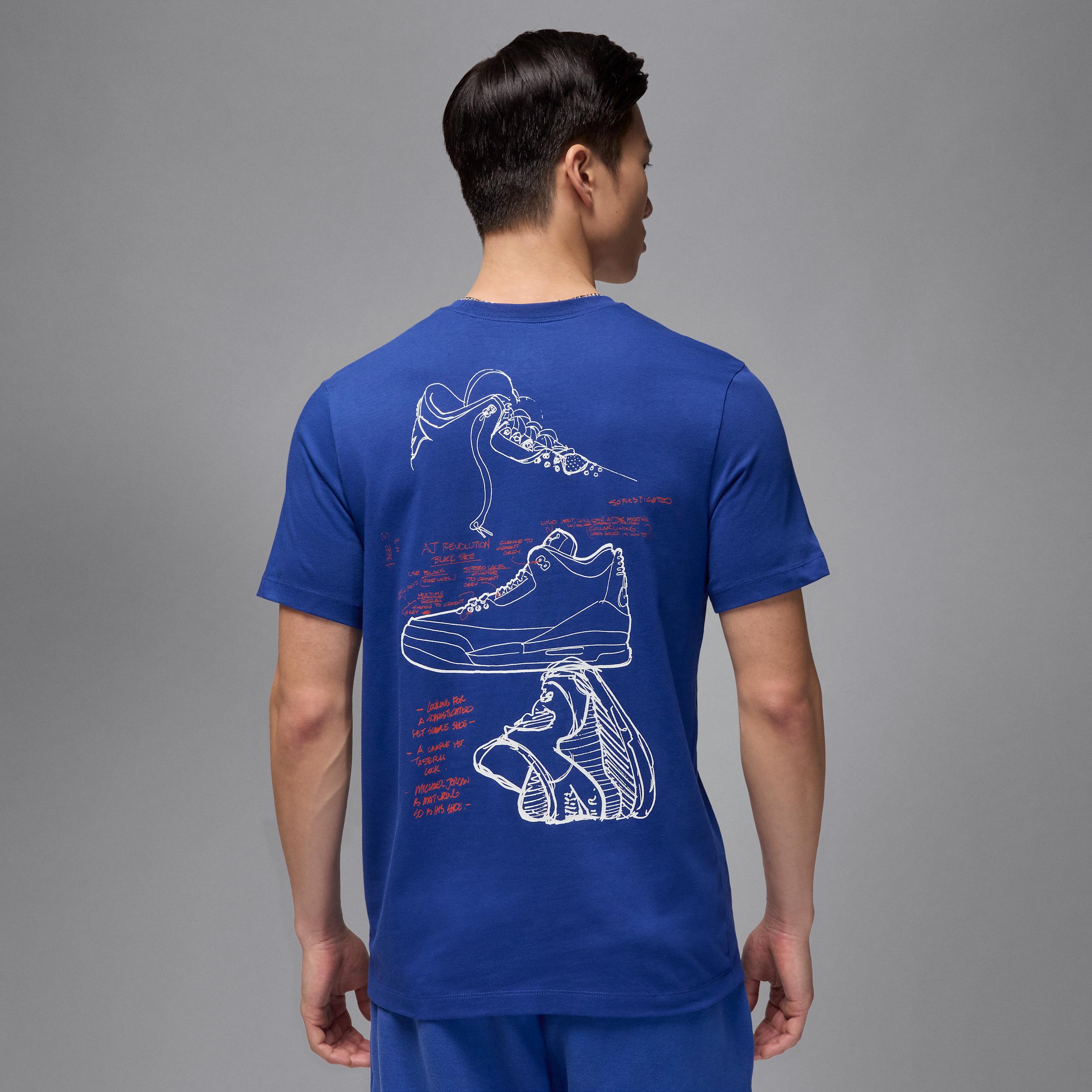 Jordan Mens Jordan Rare Air Crew T-Shirt - Mens Royal/Sail Product Image