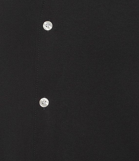 Hart Schaffner Marx State Street Essentials Long Sleeve Solid Albini Knit 4Flex Coatfront Shirt Product Image