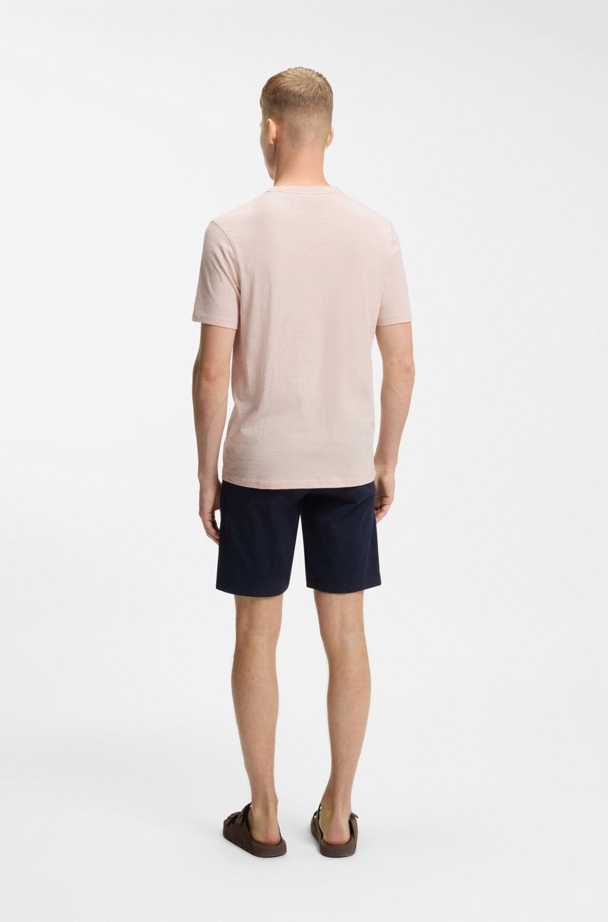 Cotton jersey T-shirt with logo detail Product Image