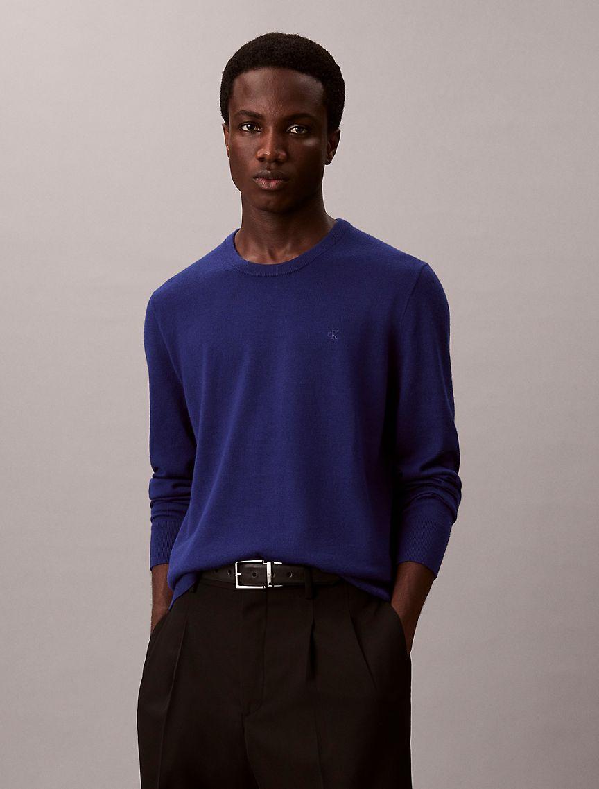 Extra Fine Merino Blend Crewneck Sweater Product Image