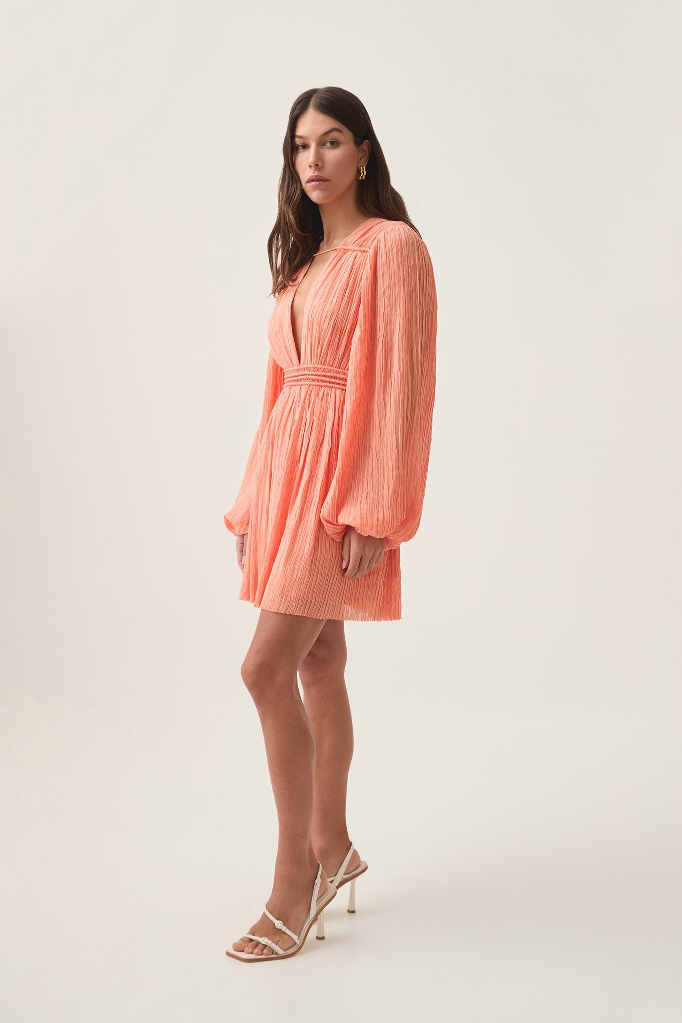 Genevieve Pleated Mini Dress Product Image