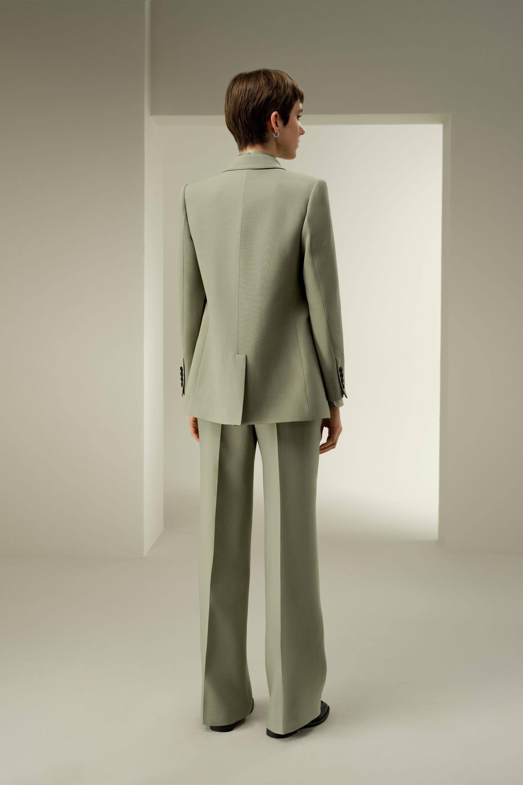 Double Breasted Lapel Blazer Product Image