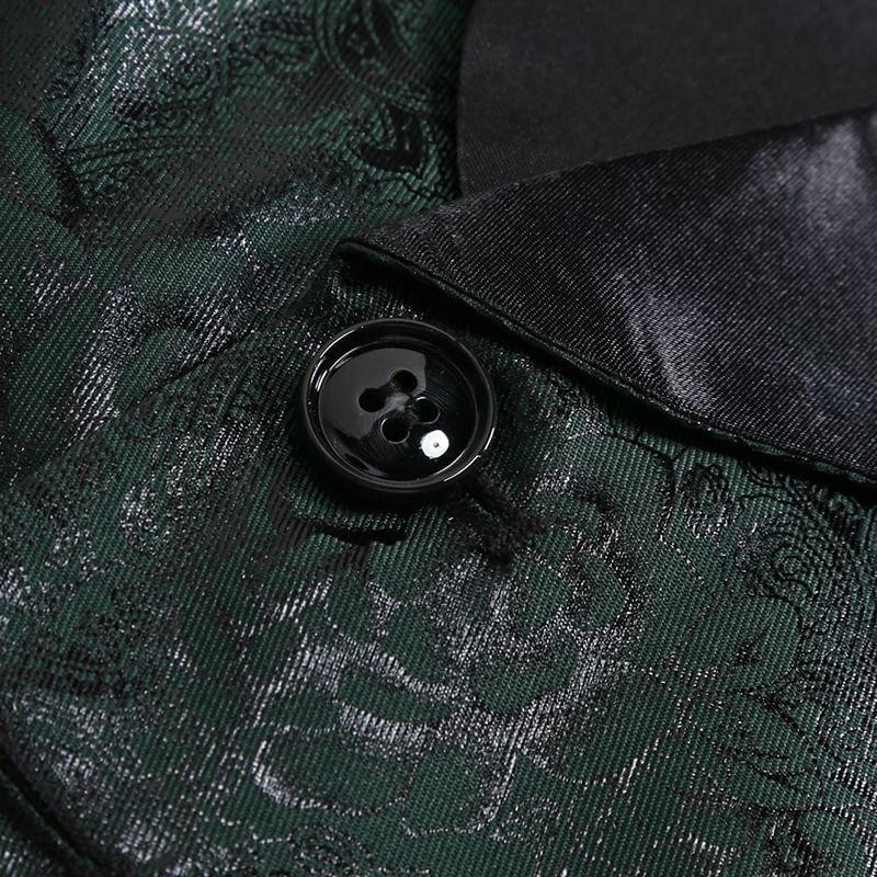 V-Neck Button-Up Crop Vest Product Image