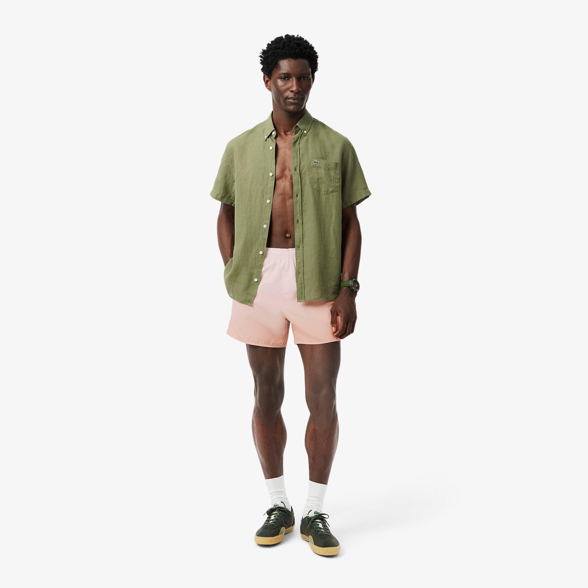 Short Ombré Print Swim Trunks Product Image