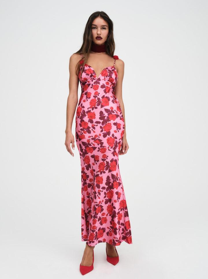 Huda Maxi Dress — Pink Product Image