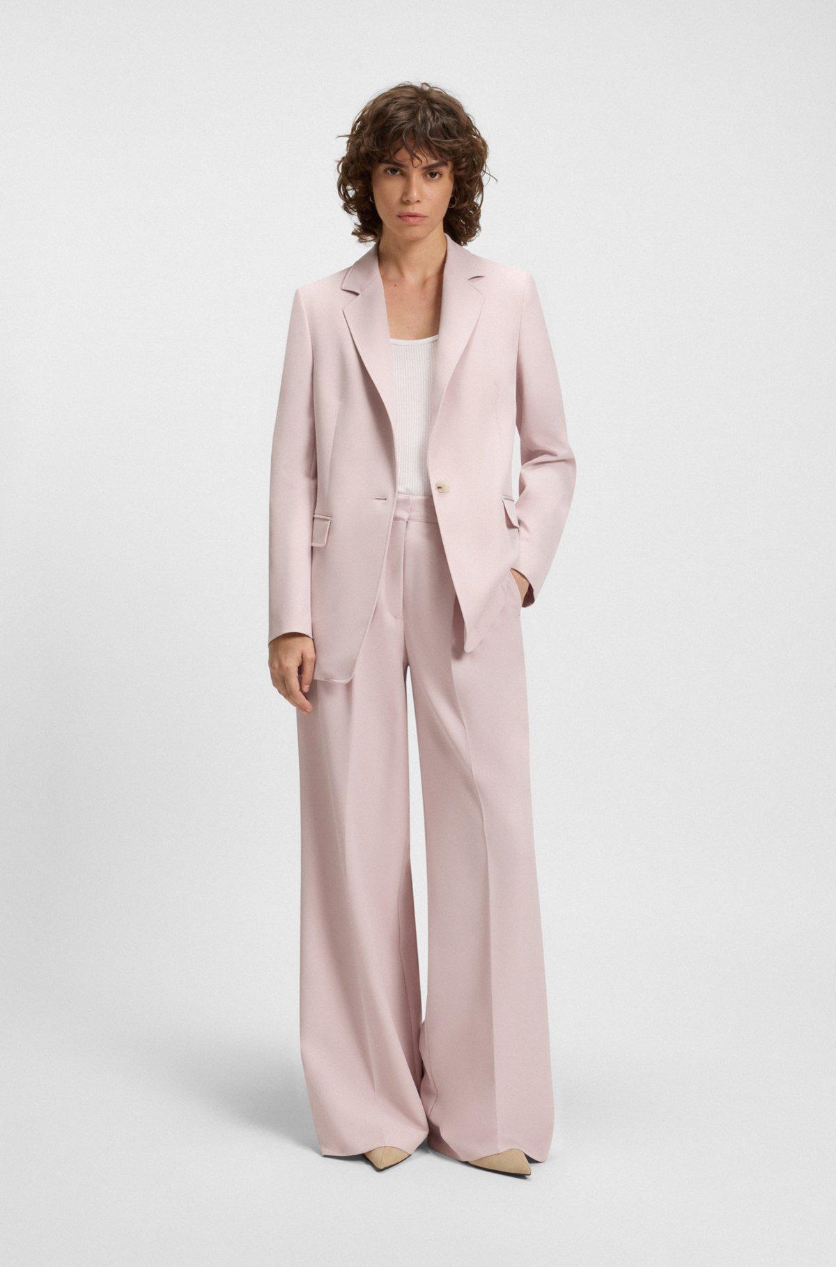 Fitted blazer in stretch fabric Product Image