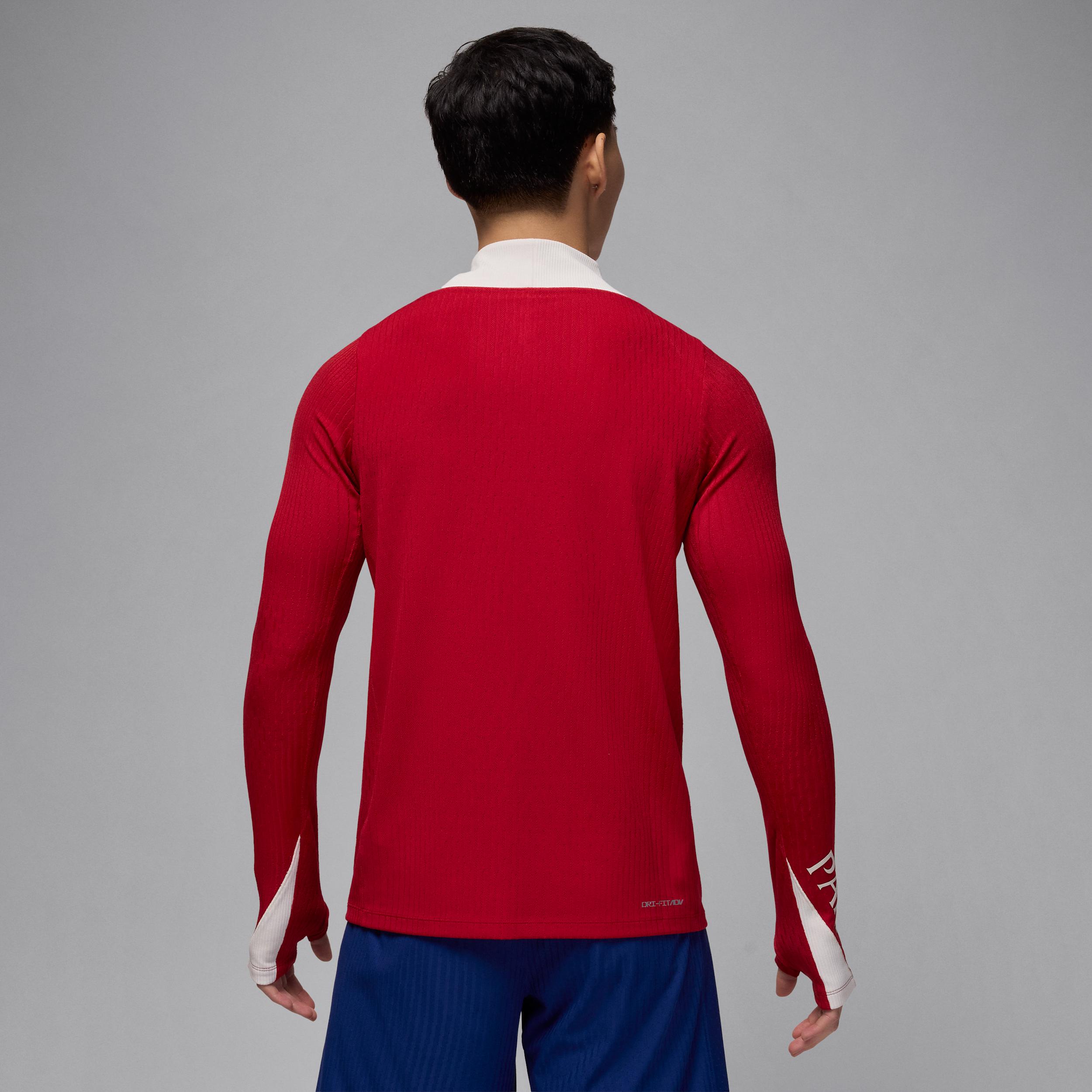 Nike Men's Paris Saint-Germain Strike Elite Fourth Jordan Dri-FIT ADV Soccer Knit Drill Top Product Image