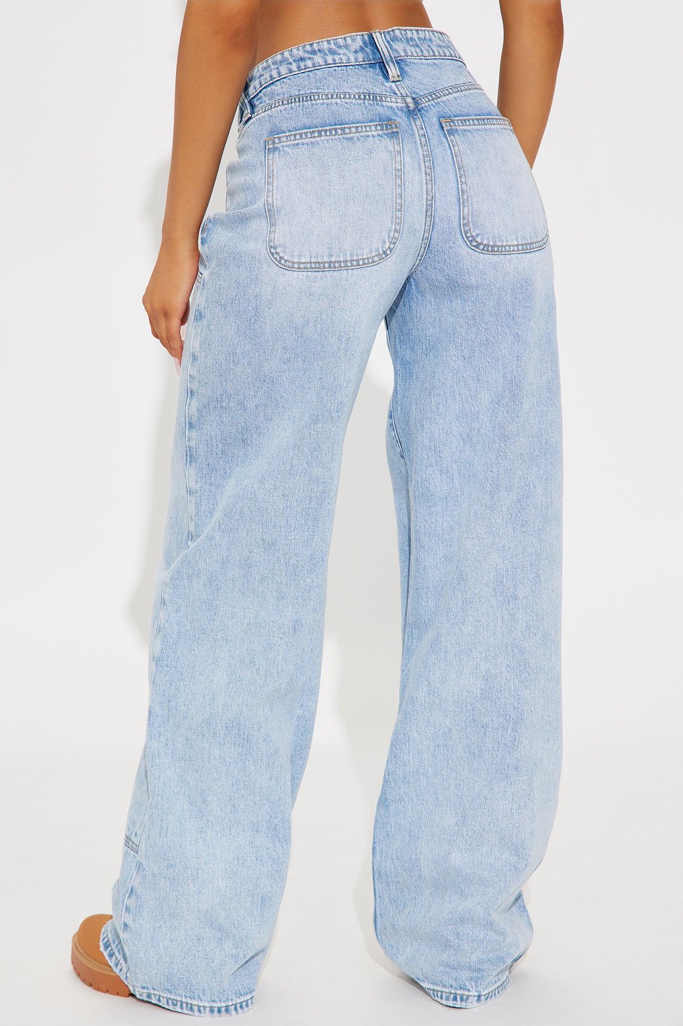 Time is Up Wide Leg Jeans - Medium Wash Product Image