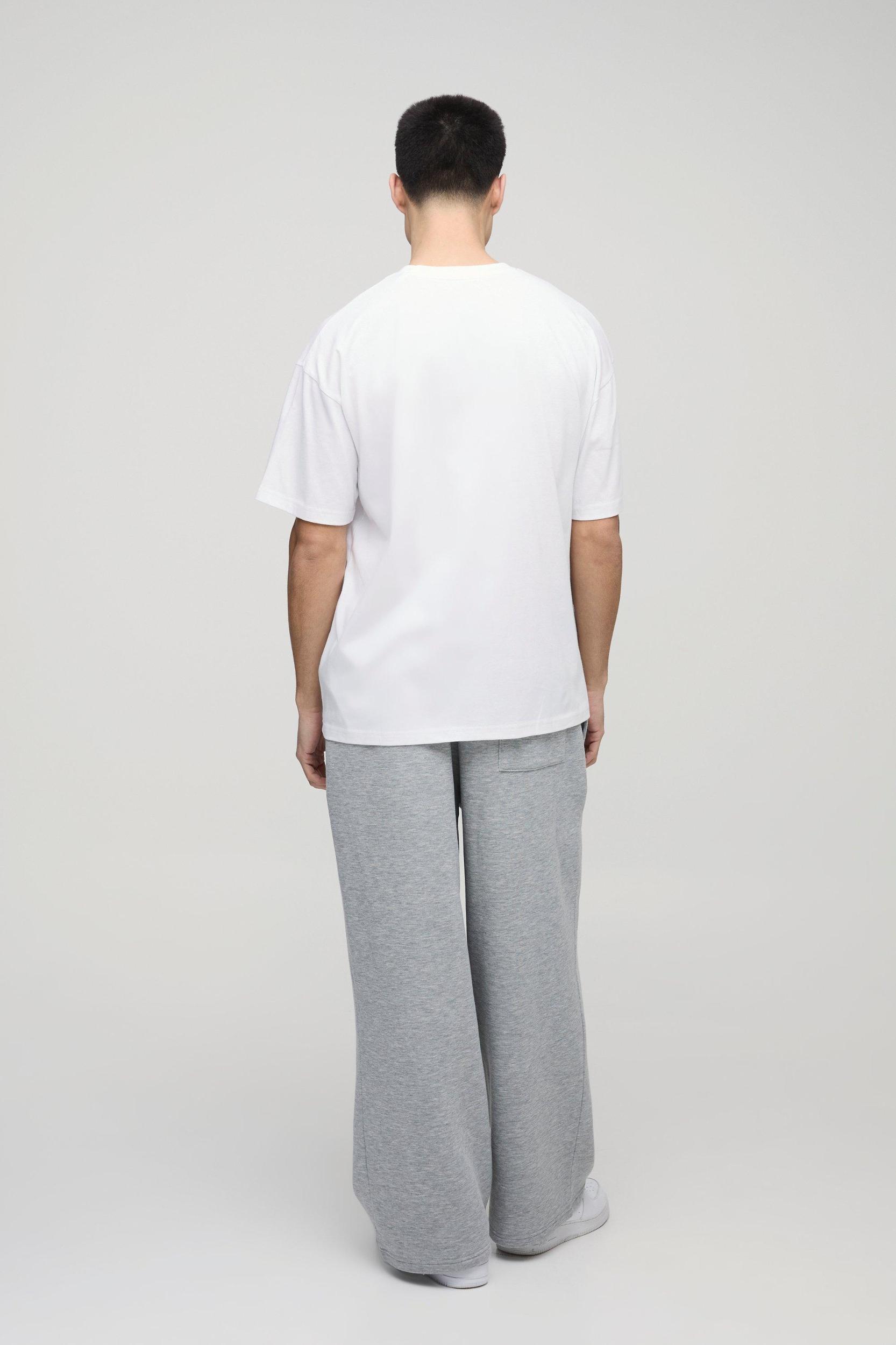 2 Pack Oversized Basic Crew Neck T-Shirts | boohooMAN USA Product Image