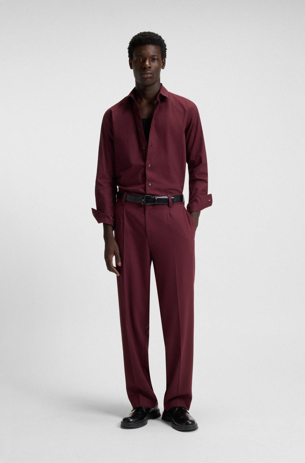 Relaxed-fit shirt in brushed cotton flannel Product Image