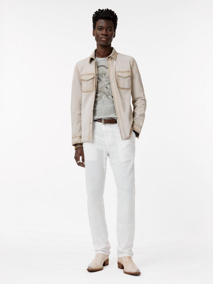 John Varvatos Snake Floral Tee Product Image