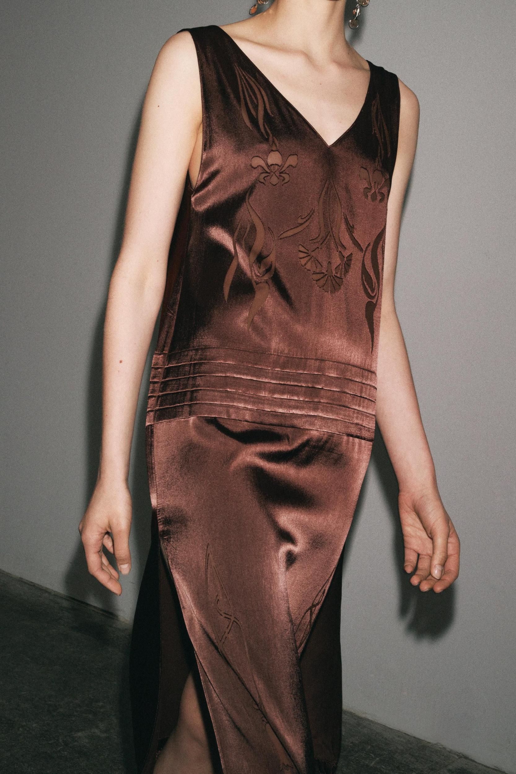 ZW COLLECTION EMBROIDERED FRINGE DRESS Product Image