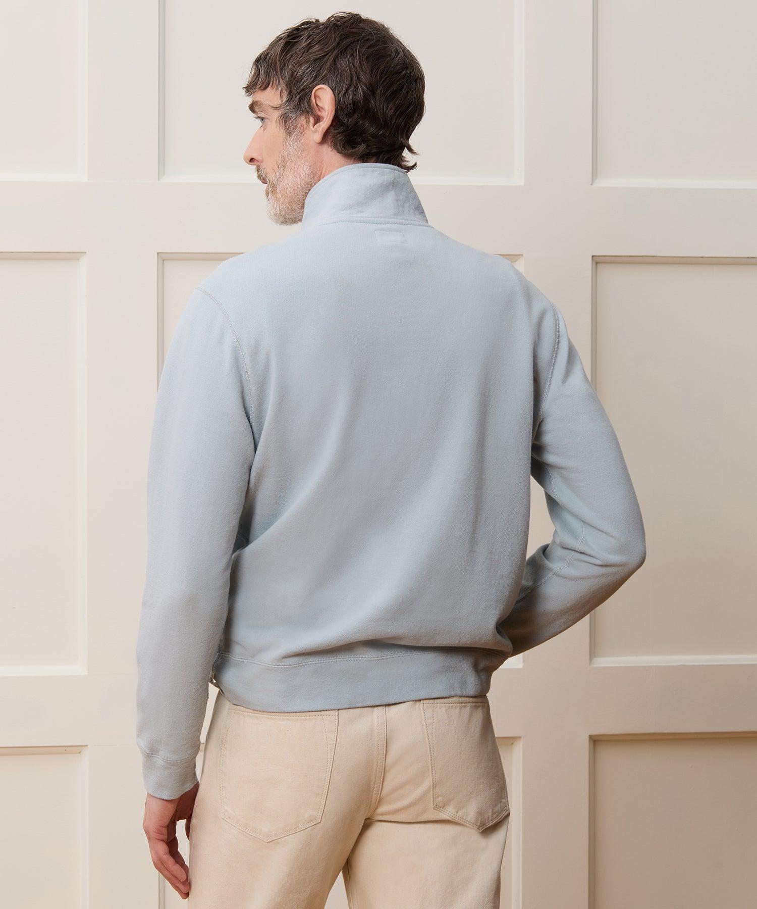 Lightweight Terry Cloth Quarter-Zip Product Image