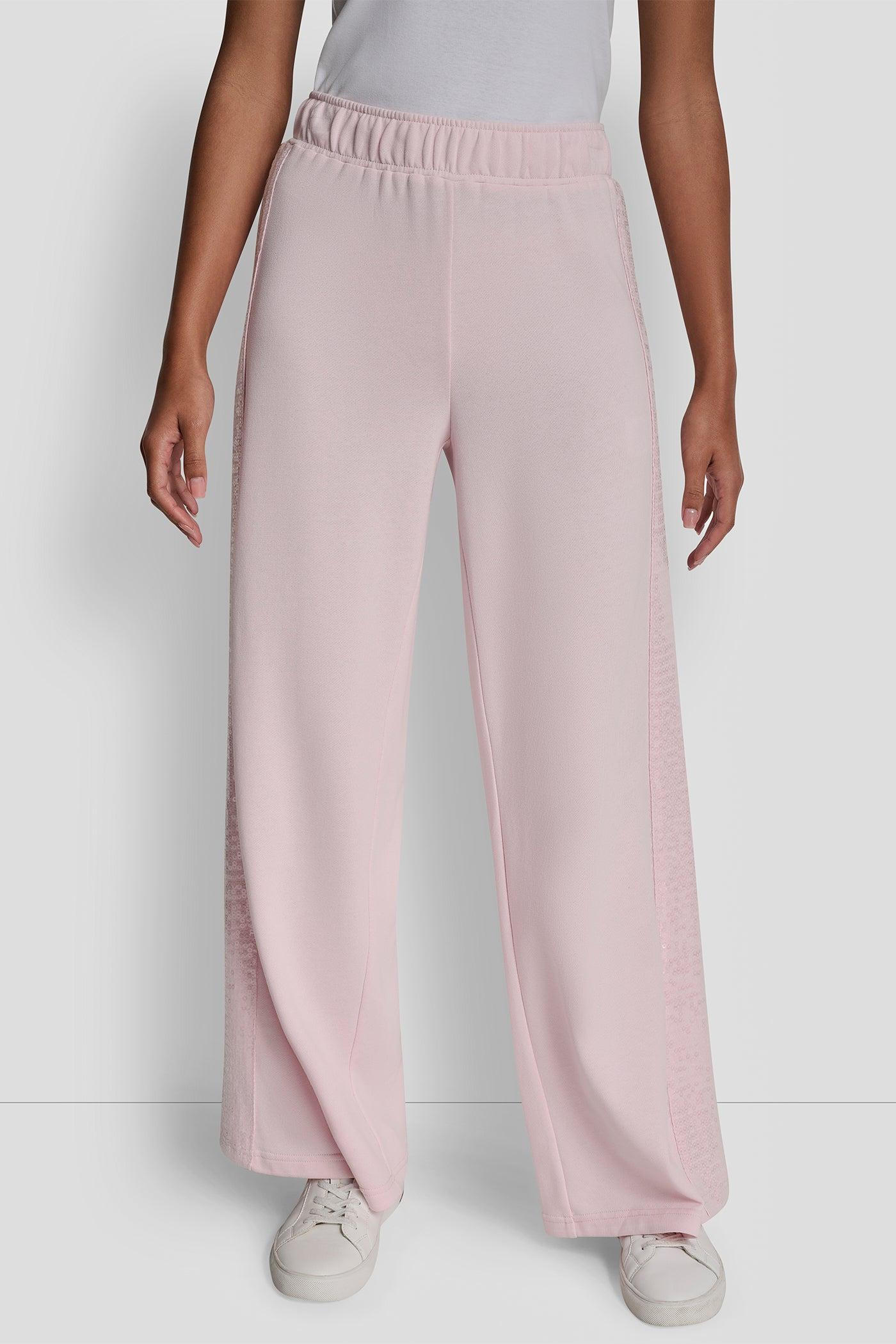 SEQUIN STRIPE WIDE LEG PANT Product Image