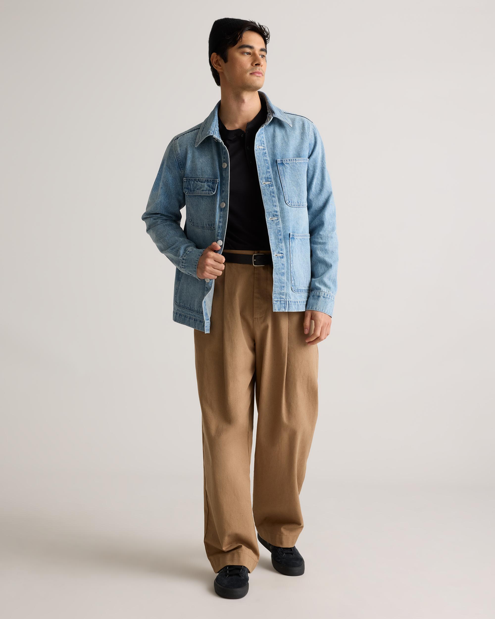 Quince | Men's Denim Chore Jacket Organic Cotton Product Image