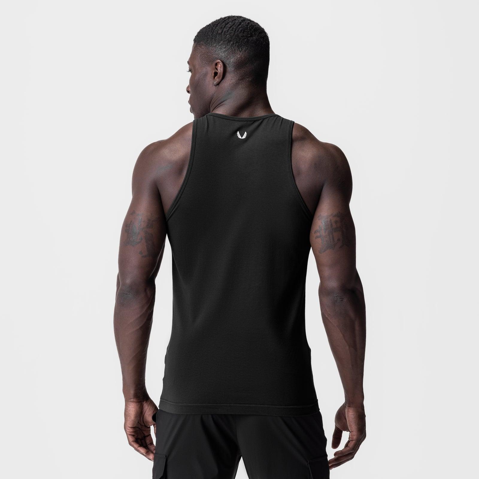 0924. Supima® Essential Slim Tank - Black Product Image