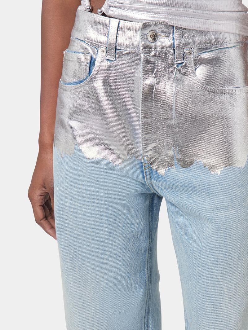 BAGGY TROUSERS IN DENIM Product Image