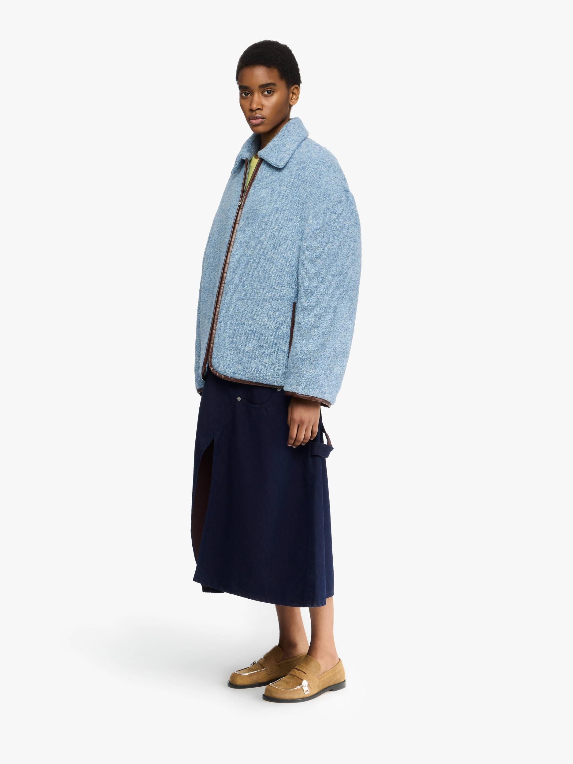 CONTRAST TRIM CASUAL JACKET Product Image