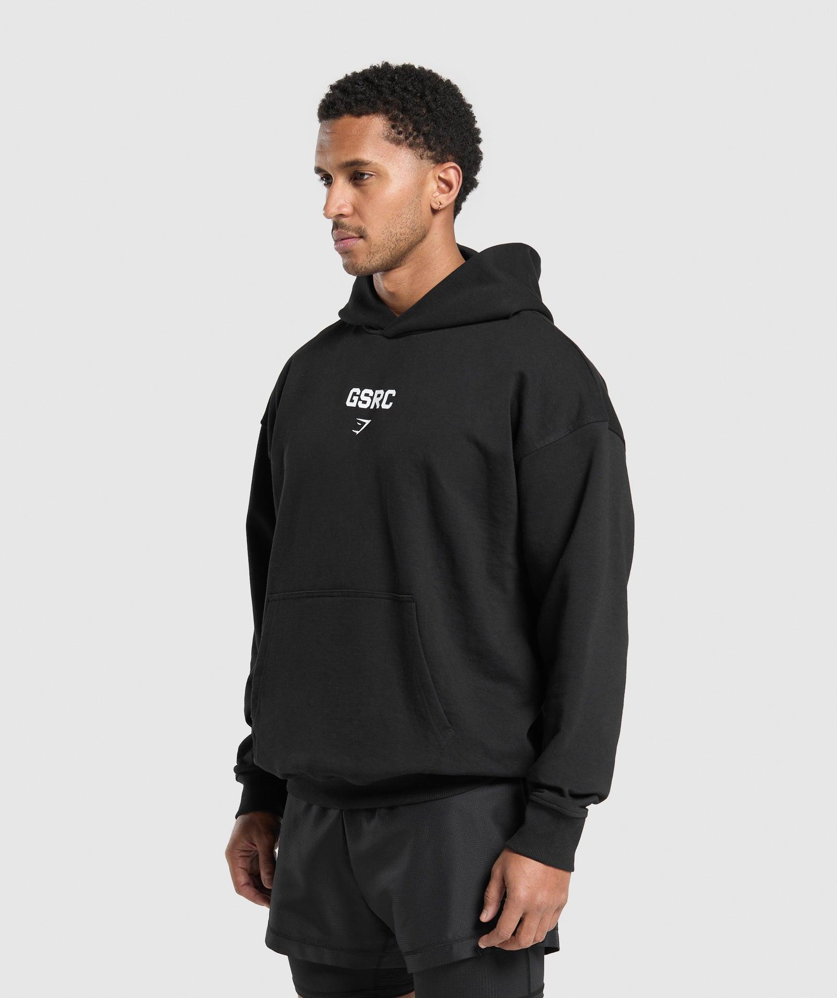 Gymshark GSRC Hoodie - Black Male Product Image