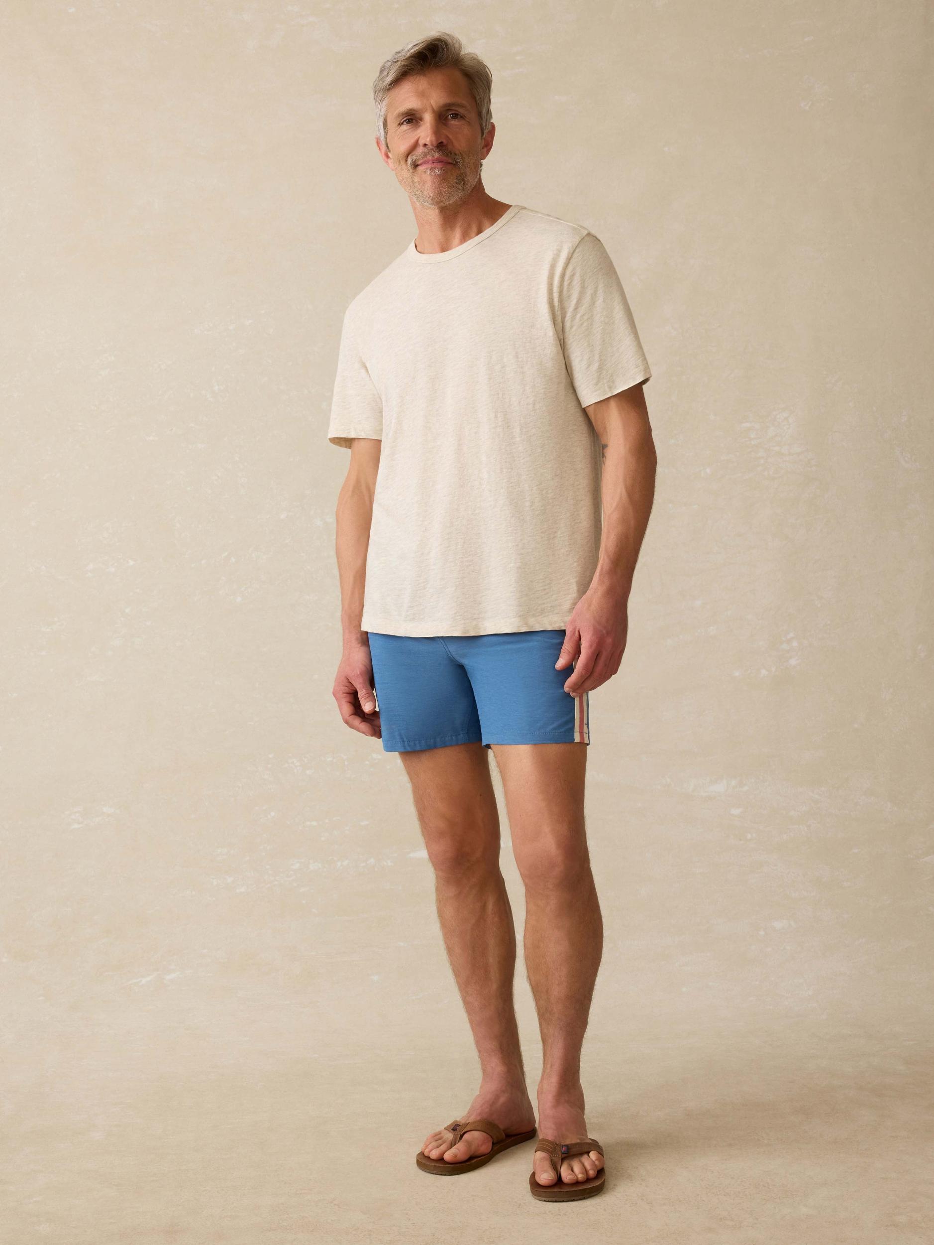 Biarritz Boardshort - Blue Horizon Stripe Male Product Image