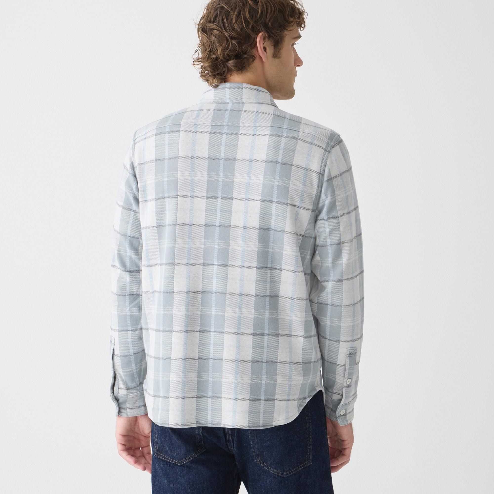 Seaboard soft-knit shirt in plaid Product Image