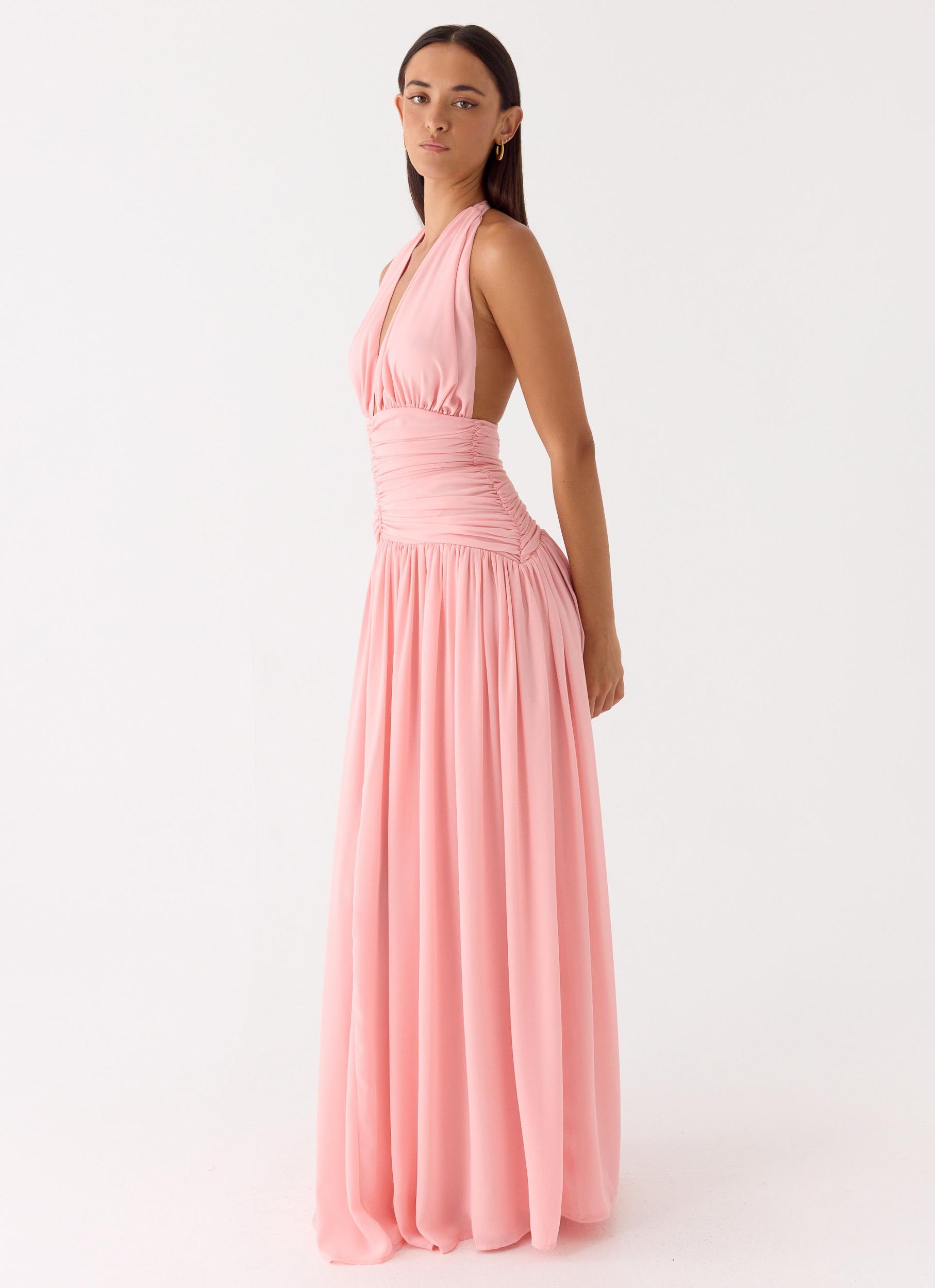 Jimena Maxi Dress - Peach Product Image