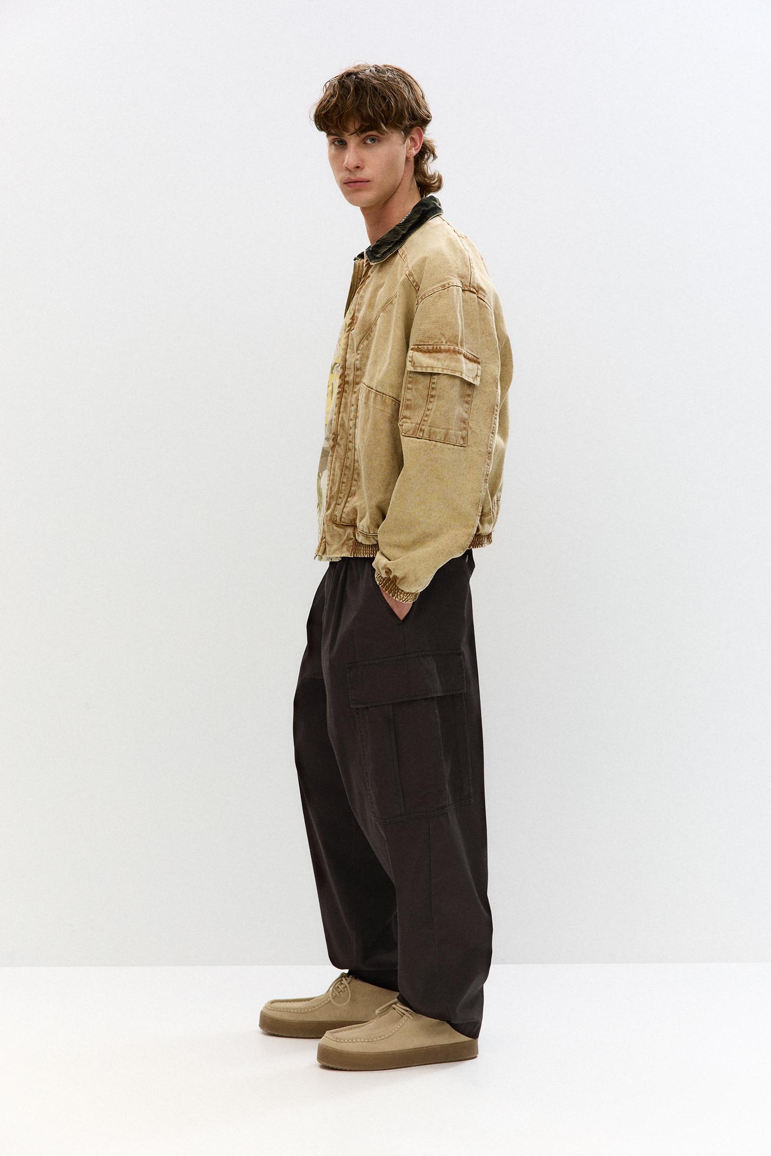 Balloon fit cargo pants Product Image