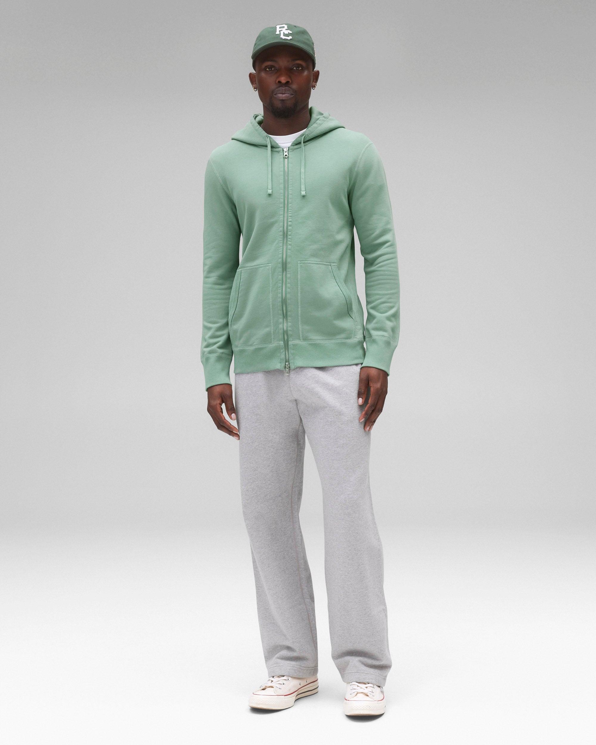 Midweight Terry Slim Zip Hoodie Male Product Image