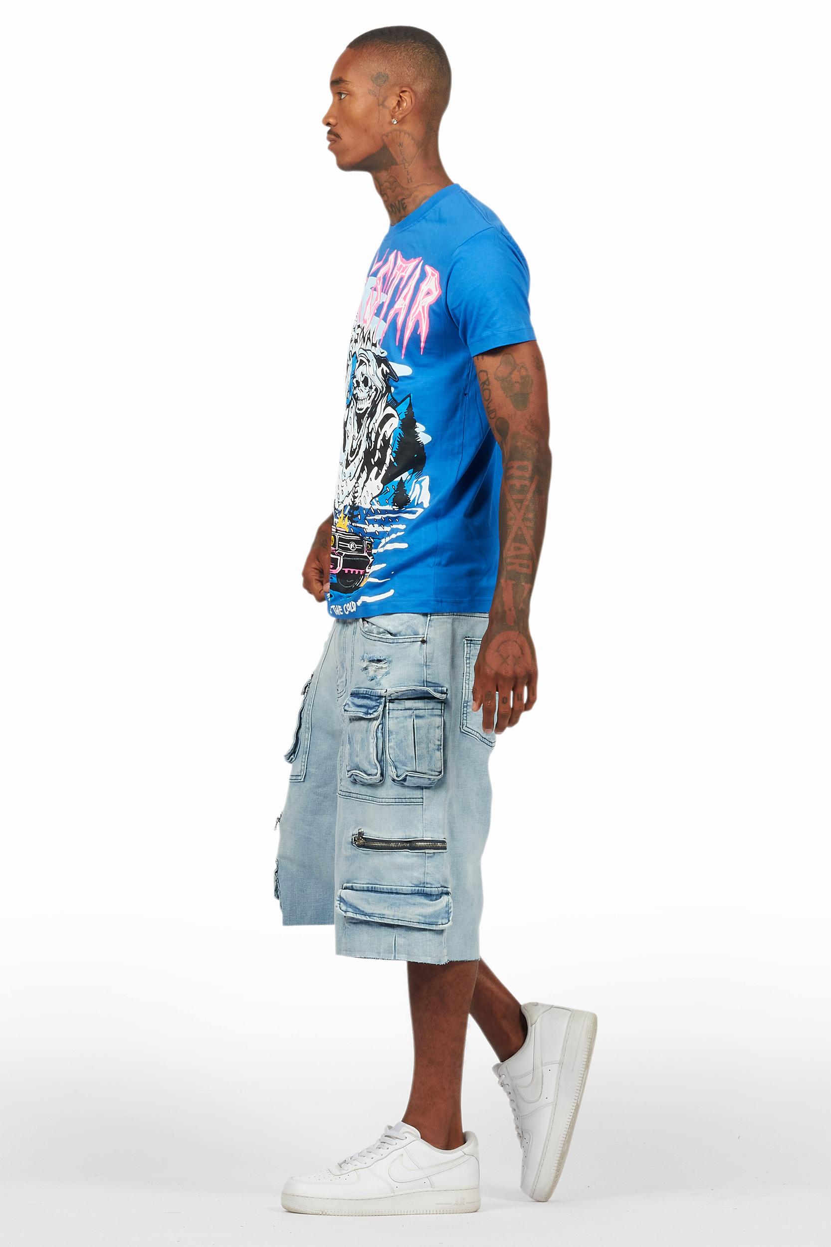 Kip Royal T-Shirt/Denim Short Set Male Product Image