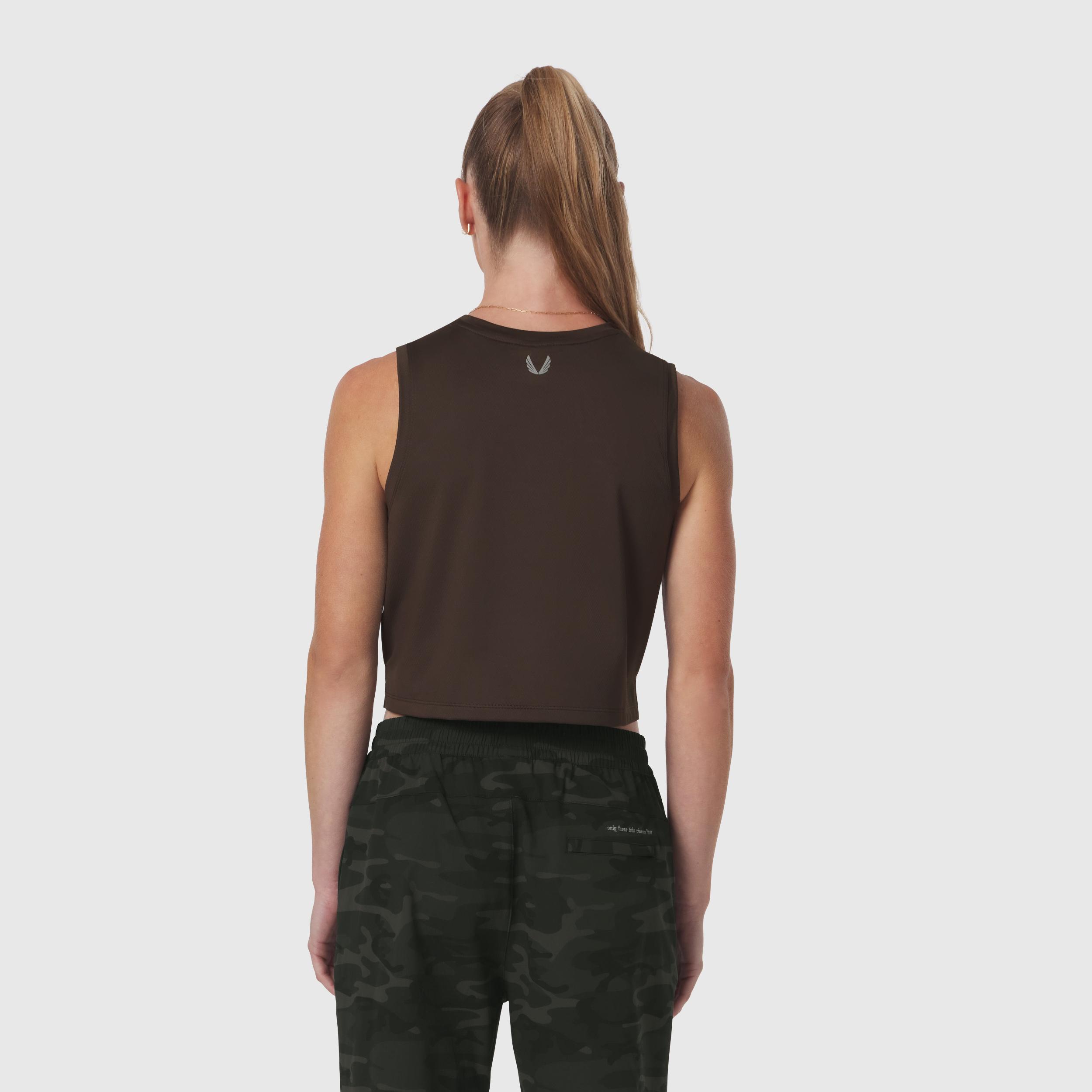 W020. AeroSilver® Tank Top - Dark Earth "RP" Product Image