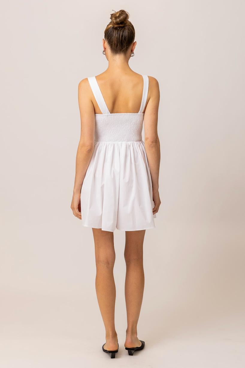 Line & Dot | Ophelia Romper | White Product Image