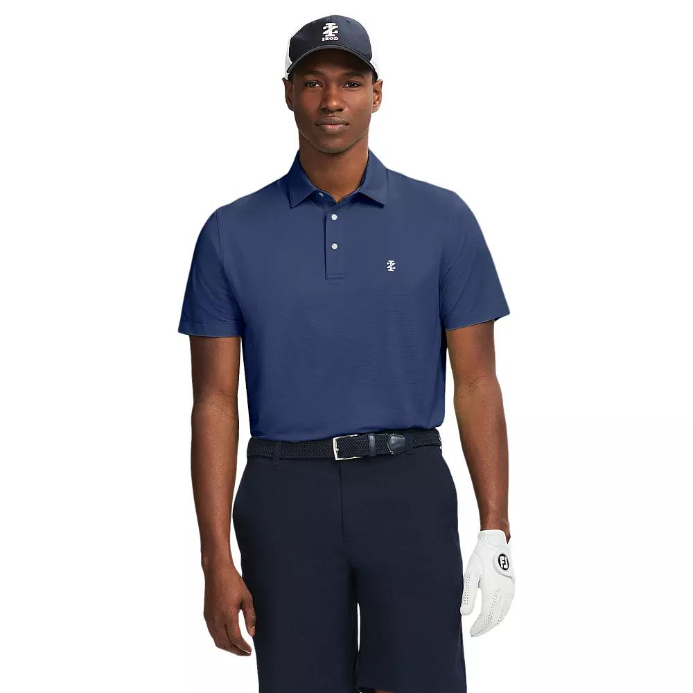 Men's IZOD Swingflex Elite Golf Short Sleeve Polo Shirt, Size: Small, Blue Blazer Product Image