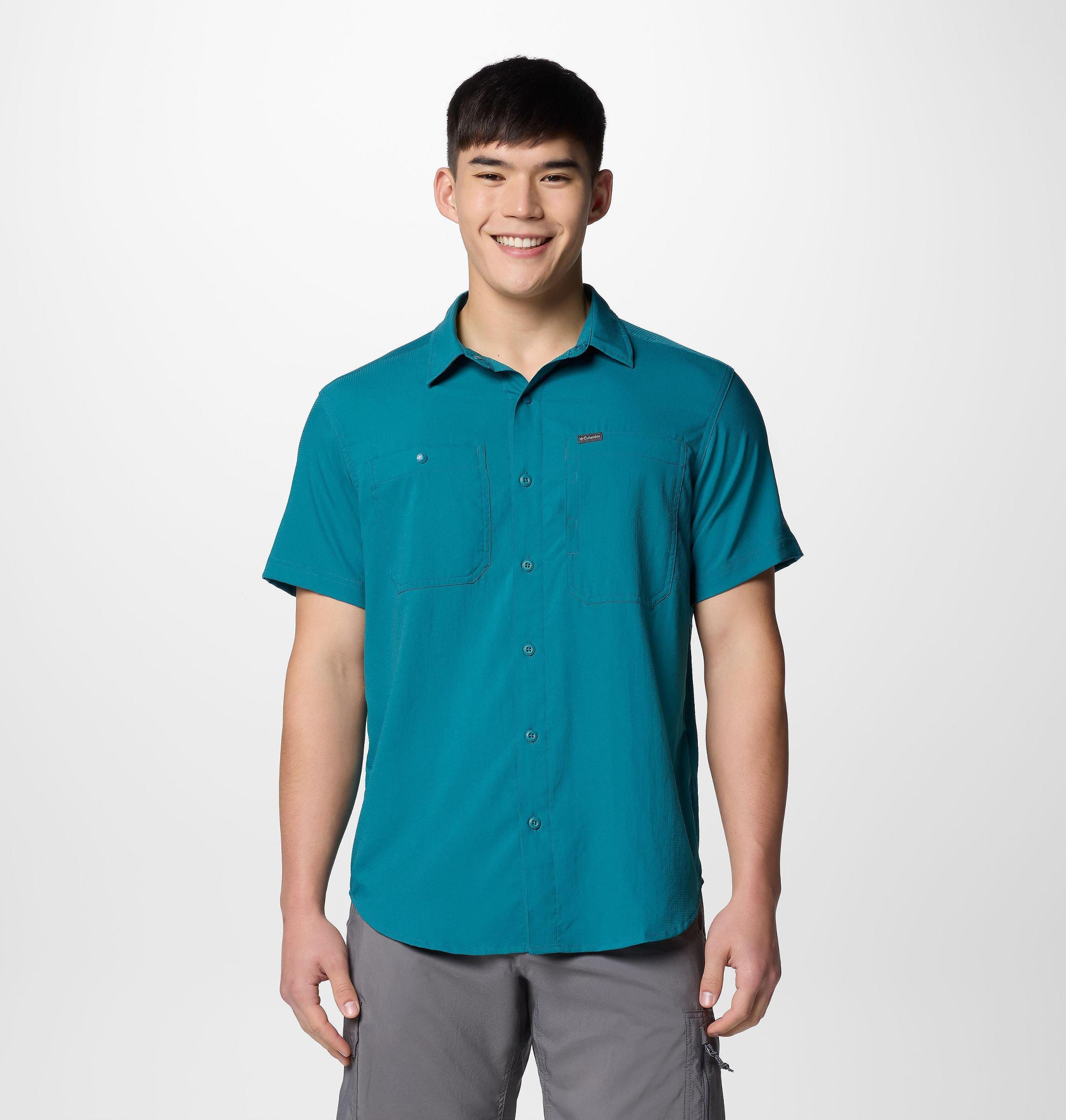 Columbia Mens Silver Ridge Utility Lite Short Sleeve Shirt- Product Image