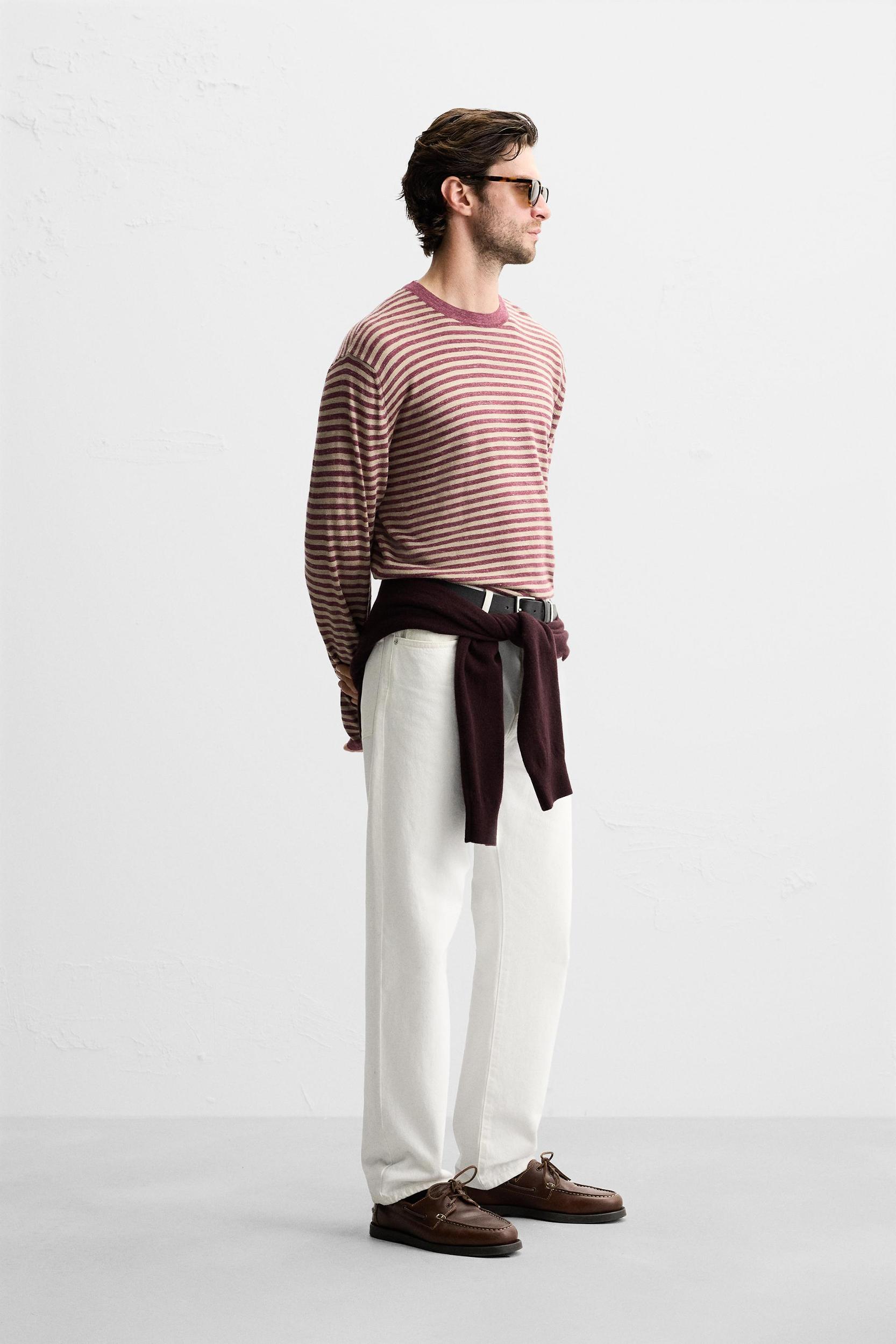 STRIPED JACQUARD SWEATER Product Image
