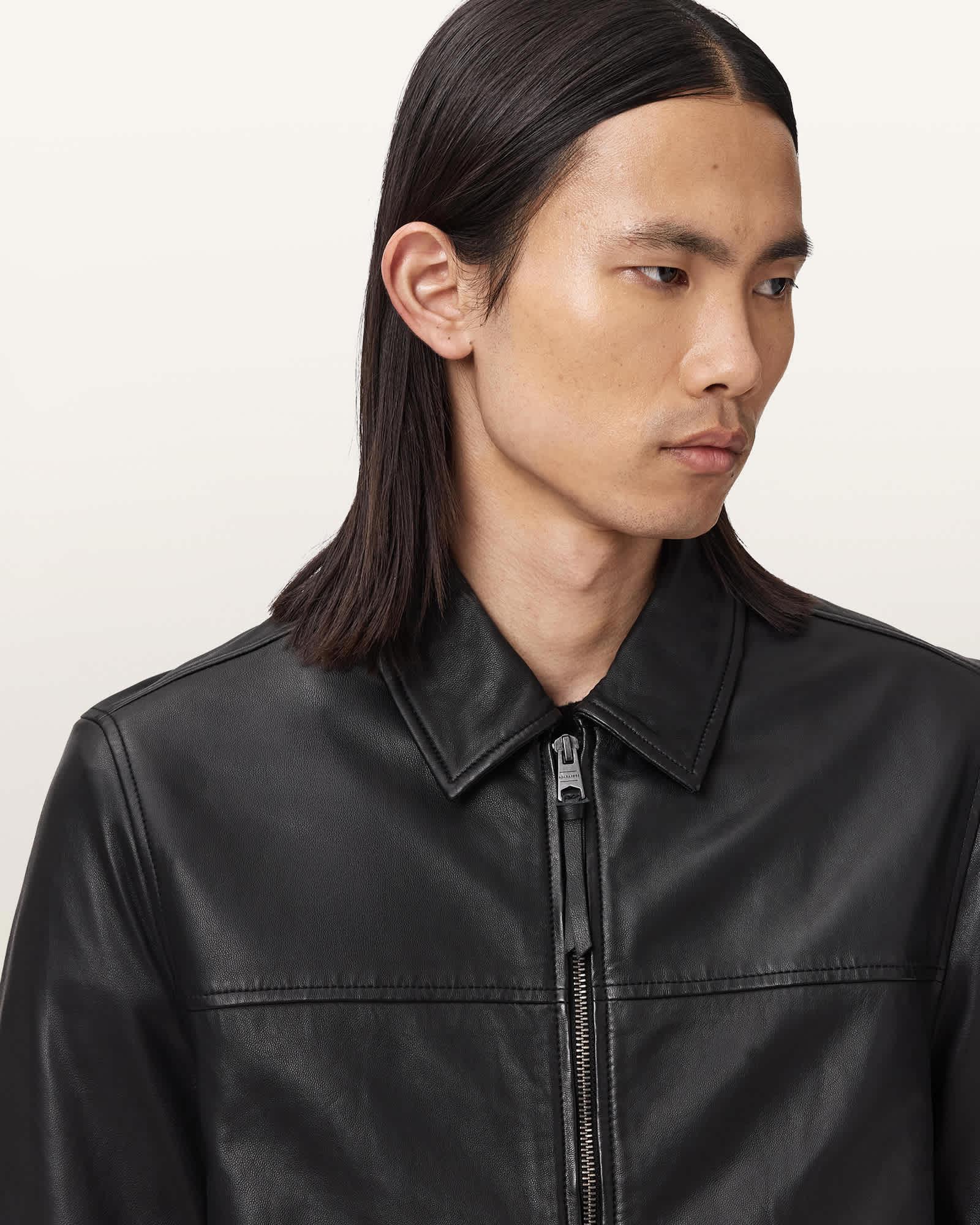 Monet Waxed Suede Blazer CIDER BROWN | ALLSAINTS US Product Image