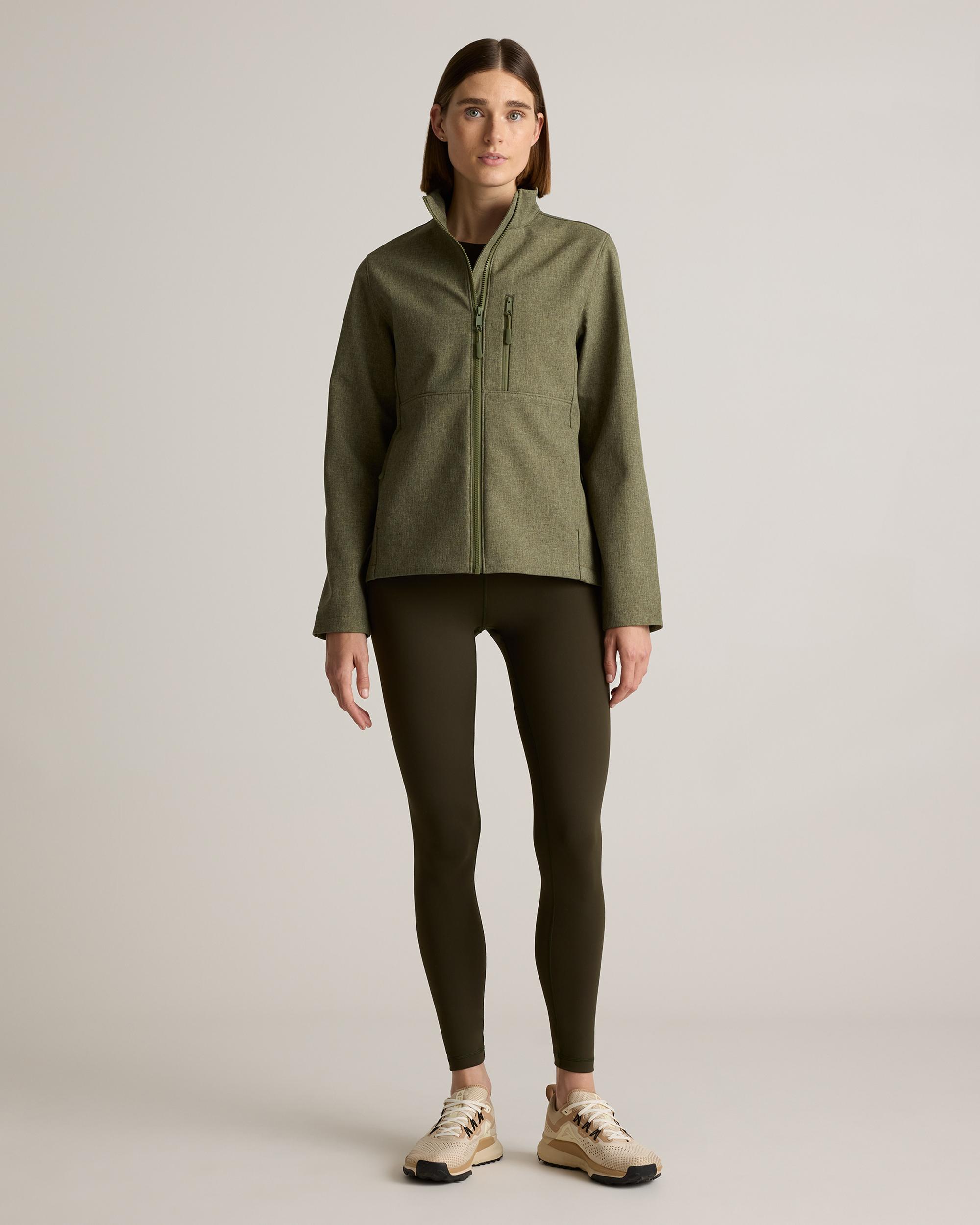 Quince | Women's Softshell Fleece-Lined Full-Zip Jacket Recycled Polyester Product Image