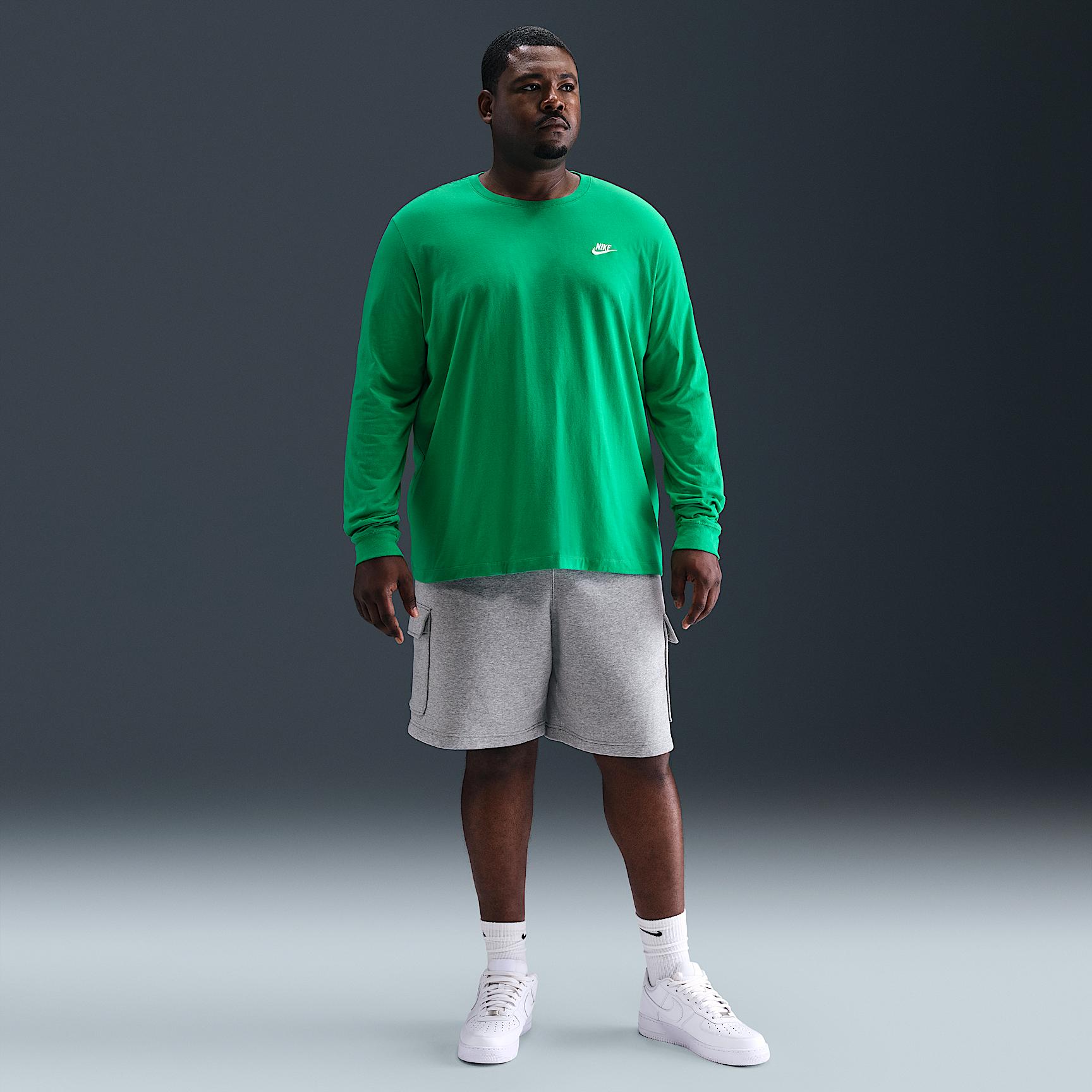 Mens Nike Sportswear Club Long-Sleeve T-Shirt | AR5193-324 Product Image