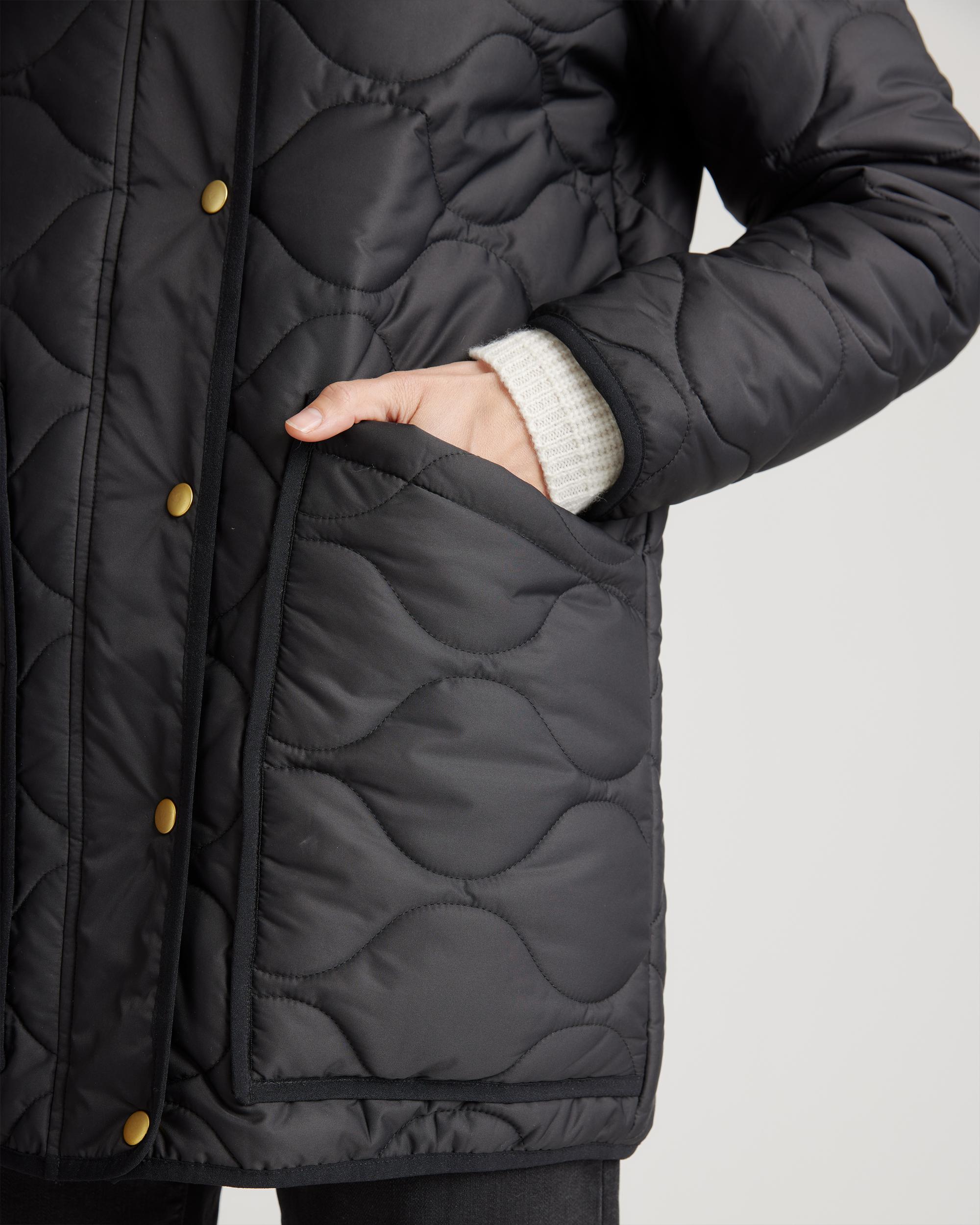 Quince | Women's Featherless Quilted Long Puffer Jacket Nylon Product Image