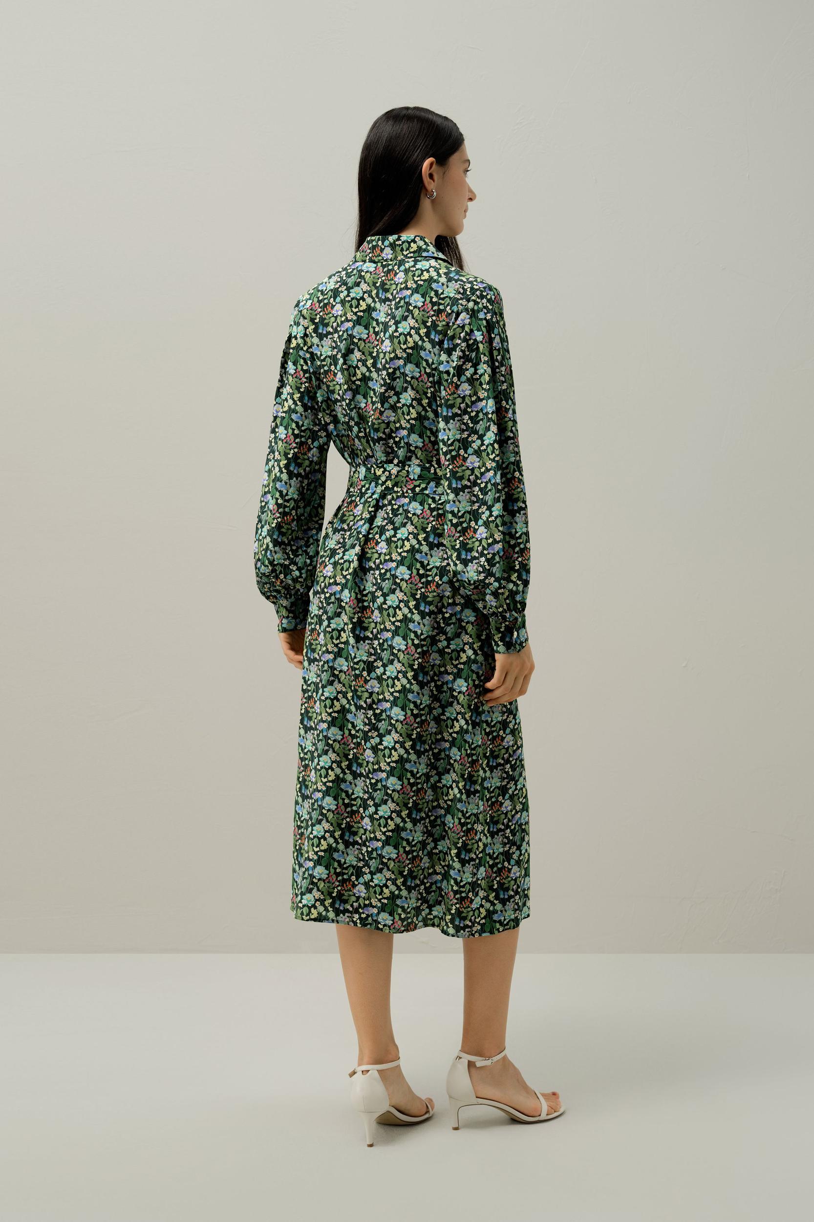 Fairytale Forest Midi-length Shirtdress - Made With Liberty Fabric Product Image