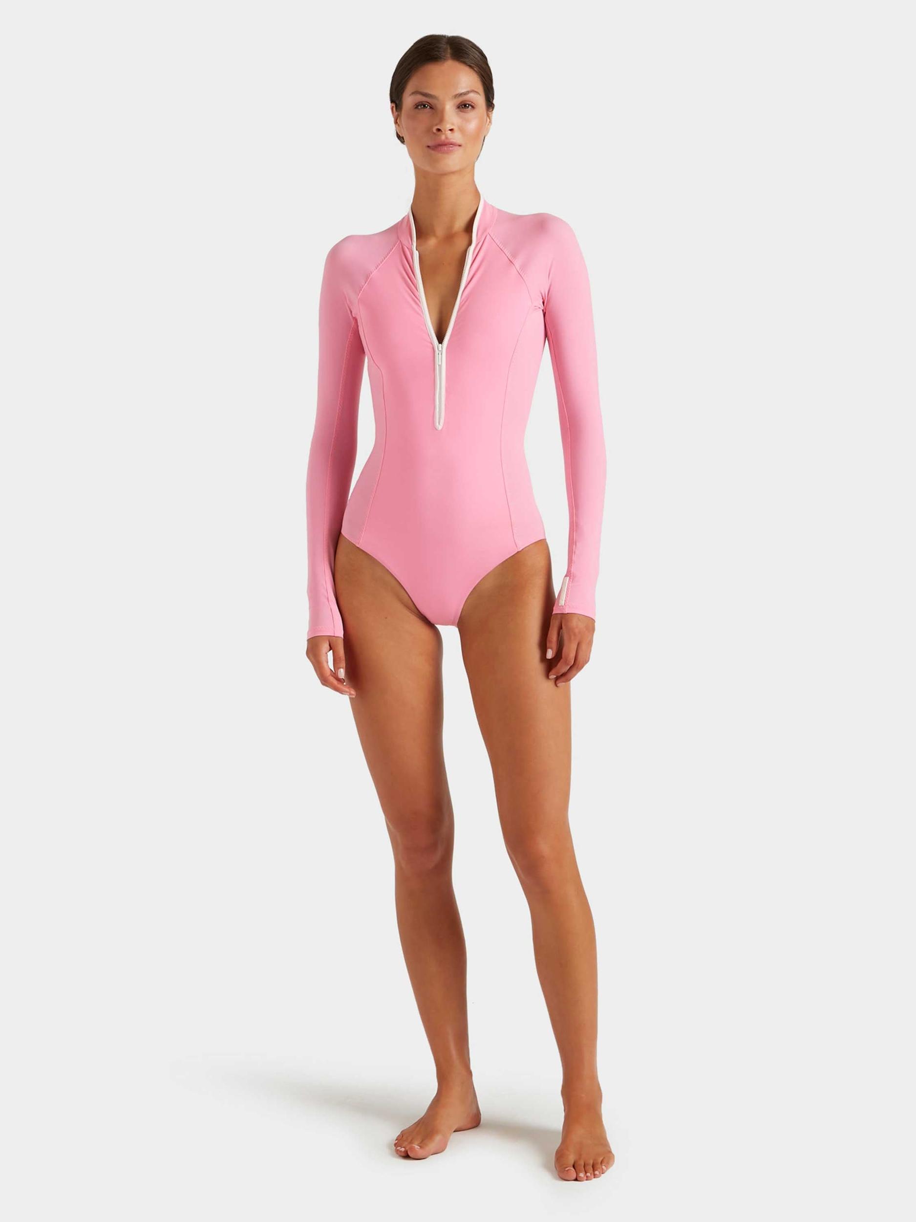 Tyra UPF 50+ Swim - Bubblegum/White Product Image