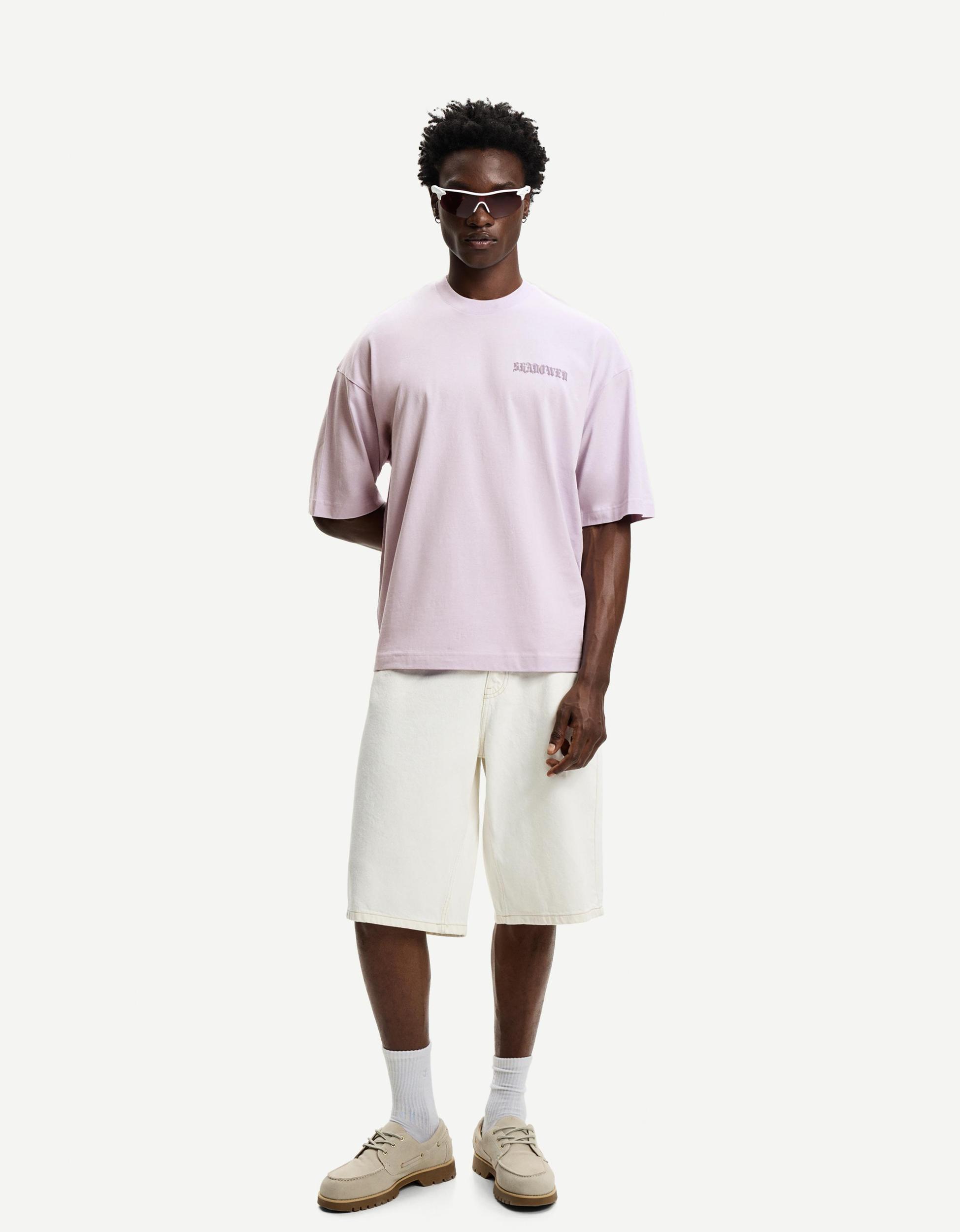 Printed short sleeve oversize T-shirt Product Image