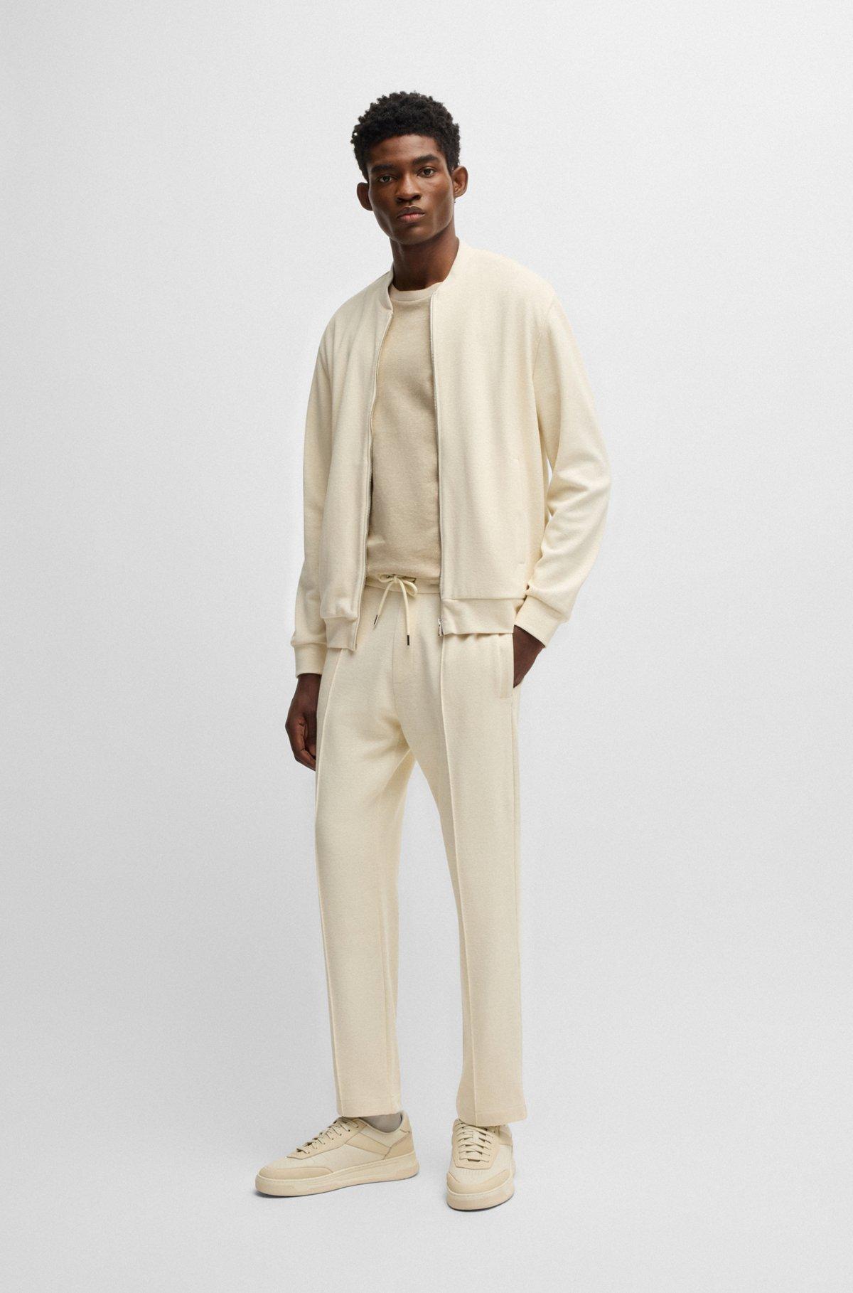 Regular-fit T-shirt in cotton and linen Product Image