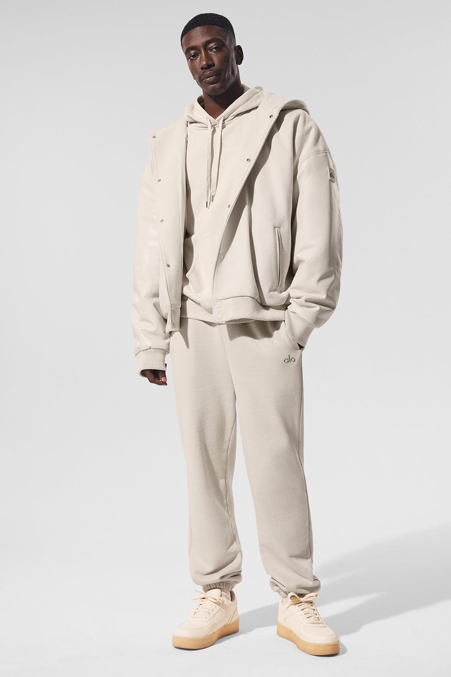 ALO | Select Hooded Bomber Jacket Beige Product Image