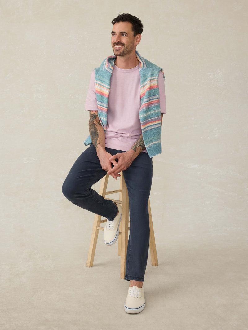 Sunwashed Tee Regenerative Cotton - Vista Plum Product Image